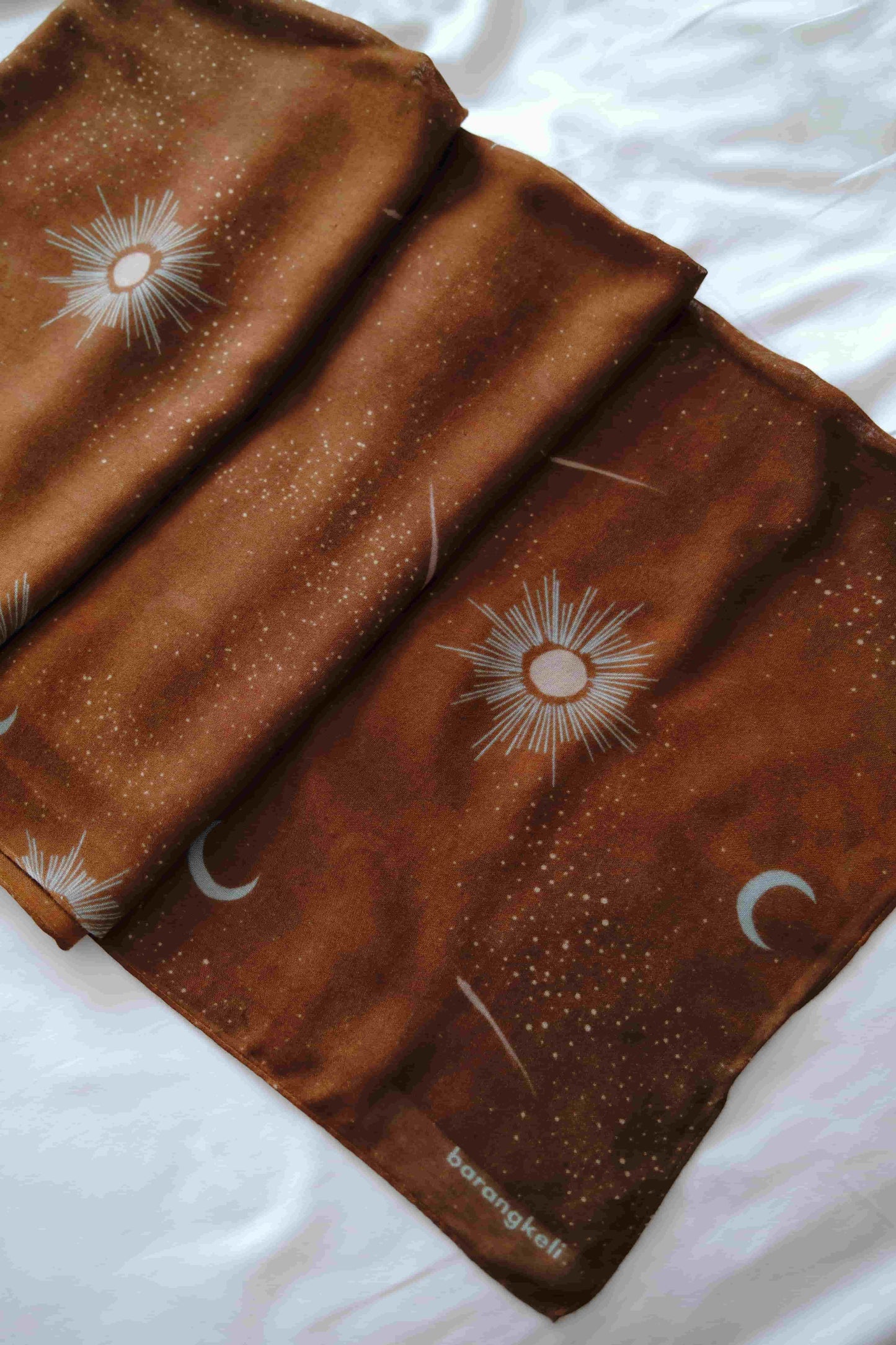 Amber Eclipse Modal Shawl