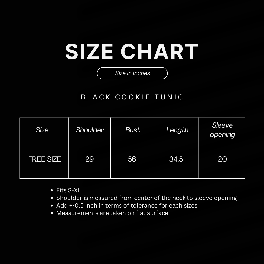 Black Cookie Tunic