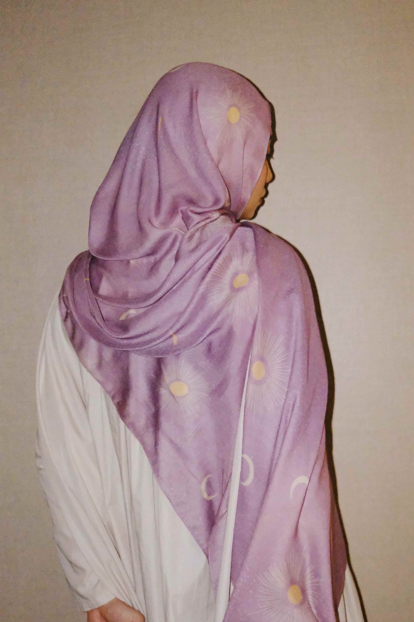 Moonlit Lilac Modal Shawl