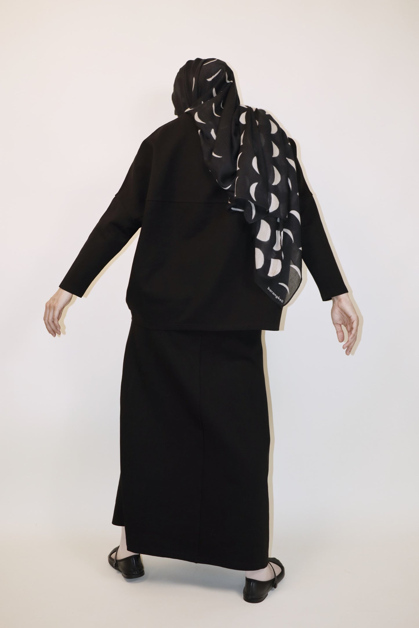 Gerhana Skirt in Noir