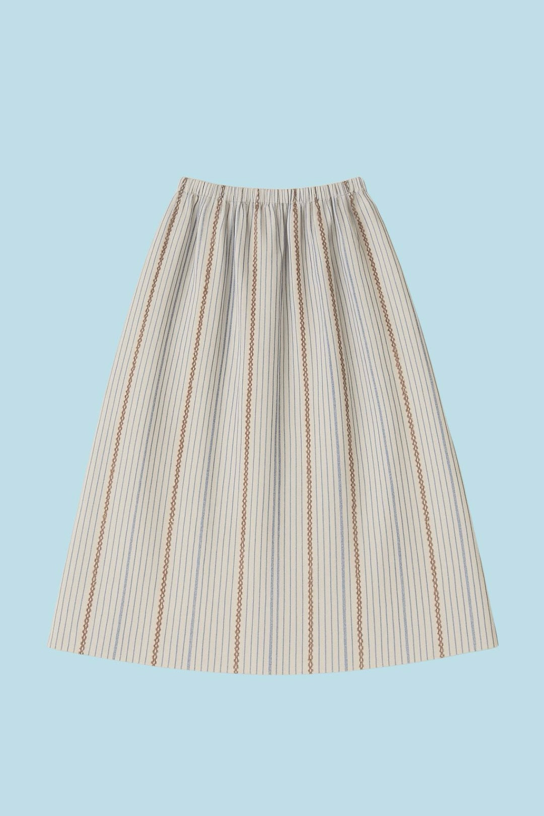 Float Gather Skirt in Sea Salt