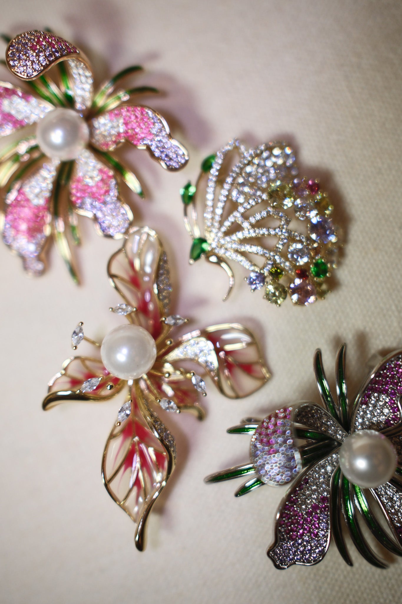 Rama Rama Drama Embellished Brooch