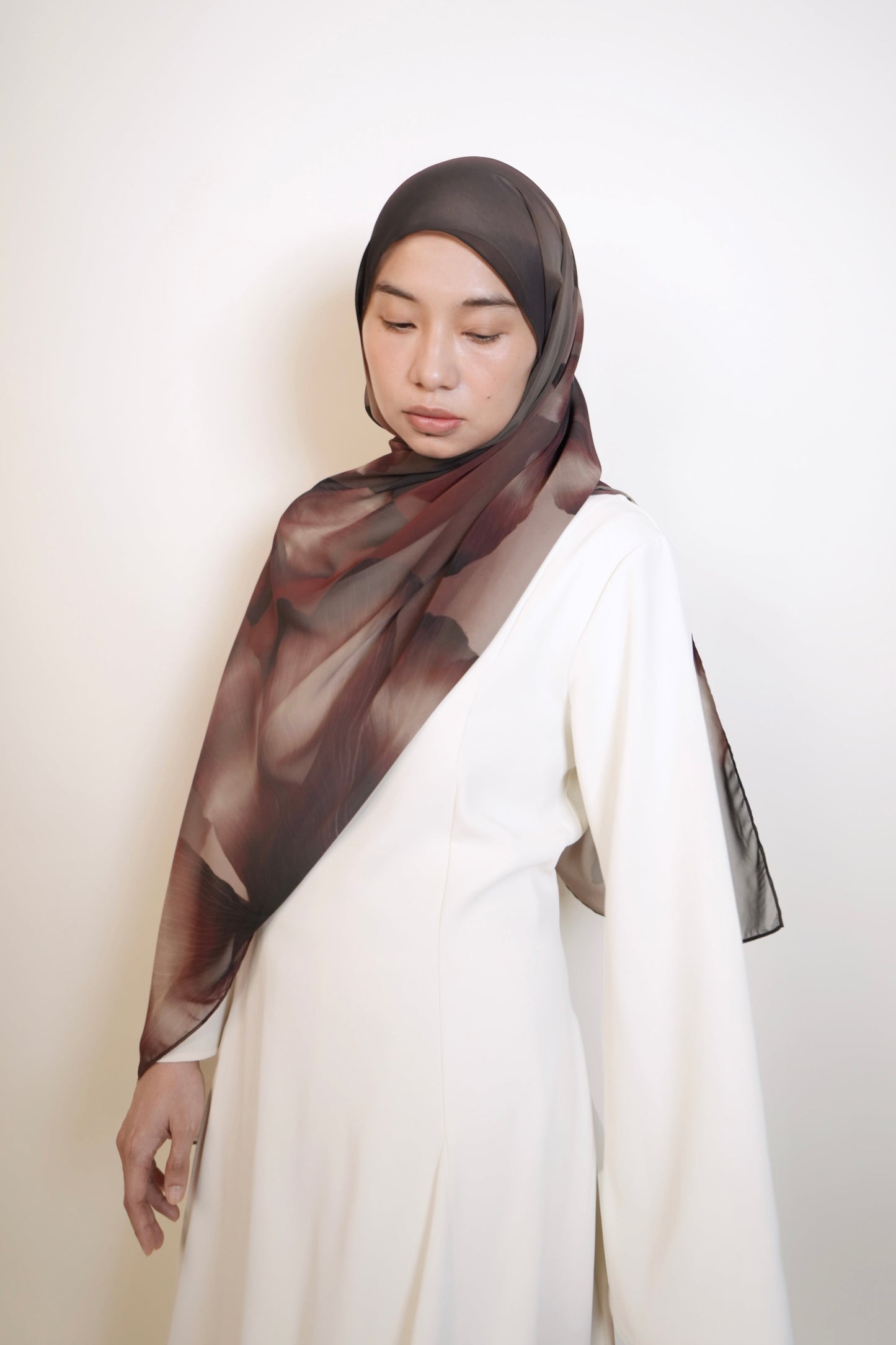Aubra Chiffon Silk Shawl