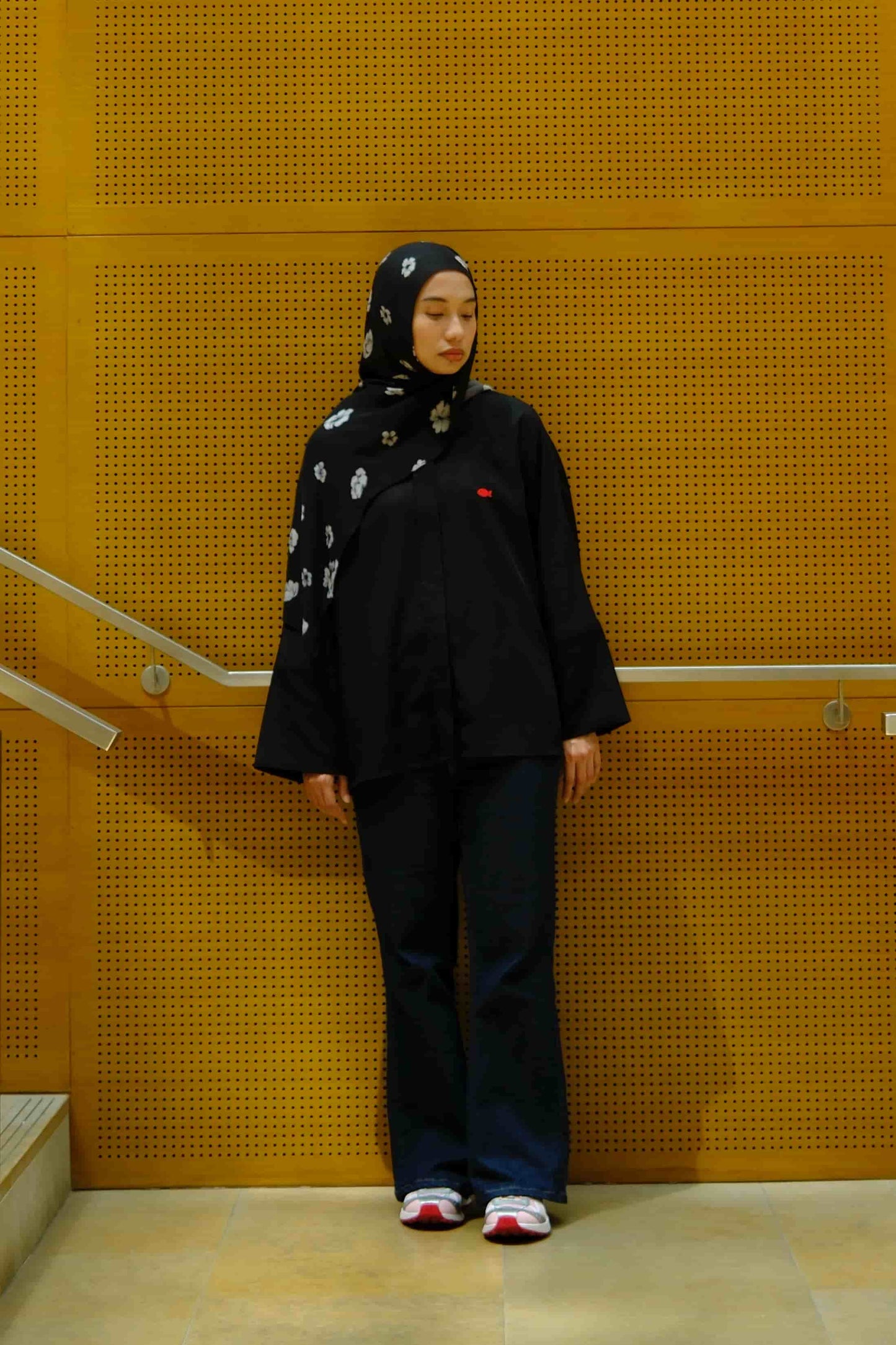 Munge Oversized Shirt in Black