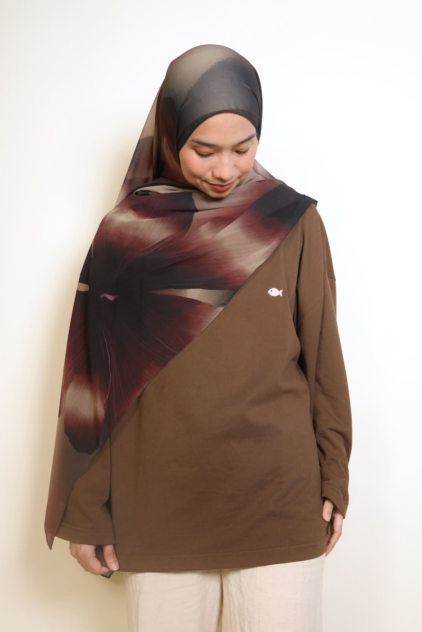 Piknik Oversized T-Shirt in Brownie