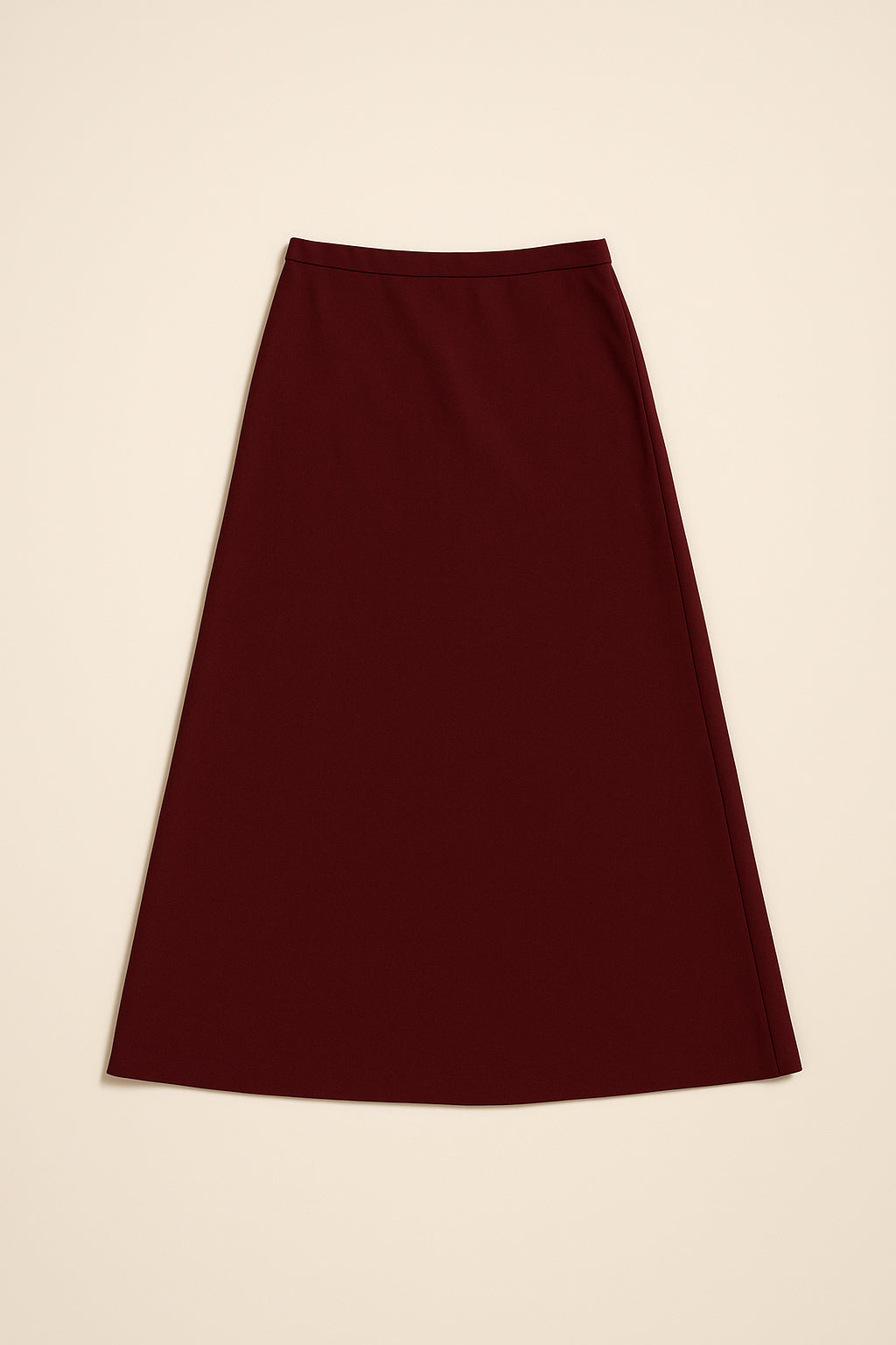 Gerhana Skirt in Deep Cherry