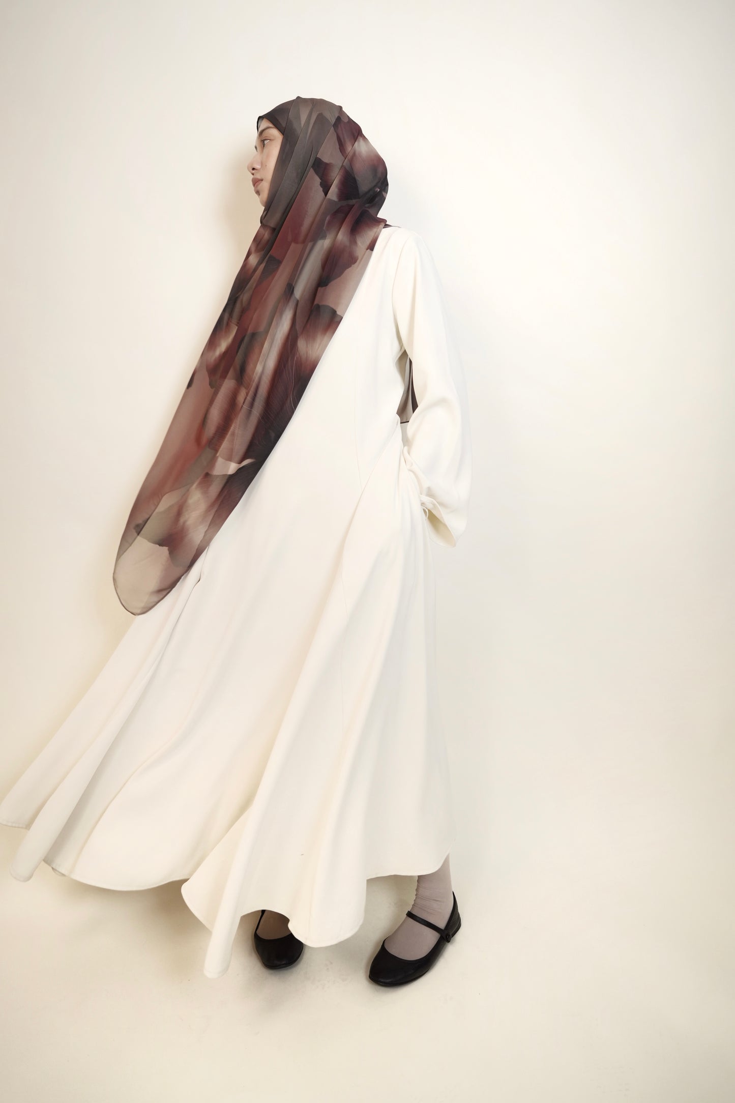 Aubra Chiffon Silk Shawl