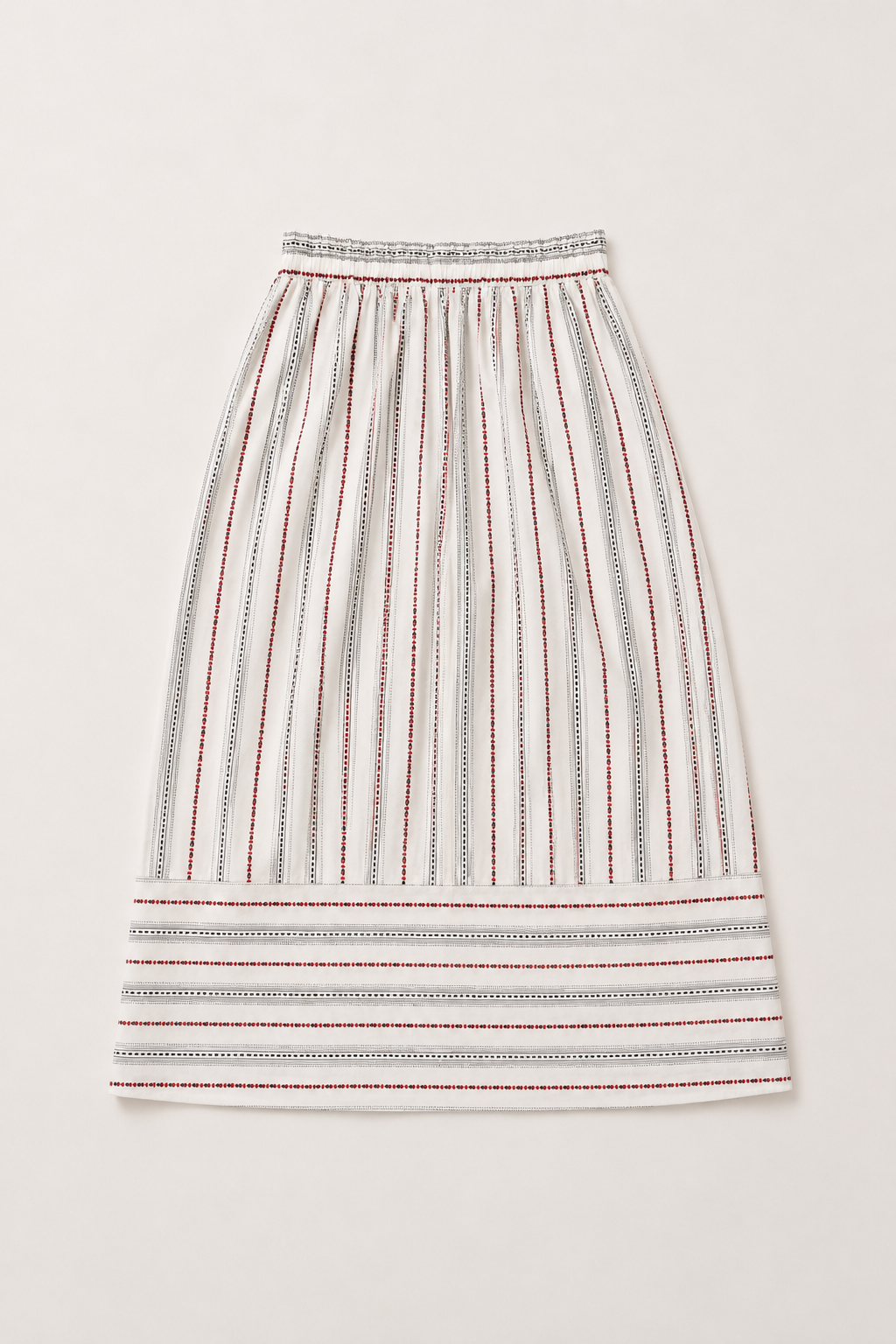 Mosaic Skirt in Apple Soda