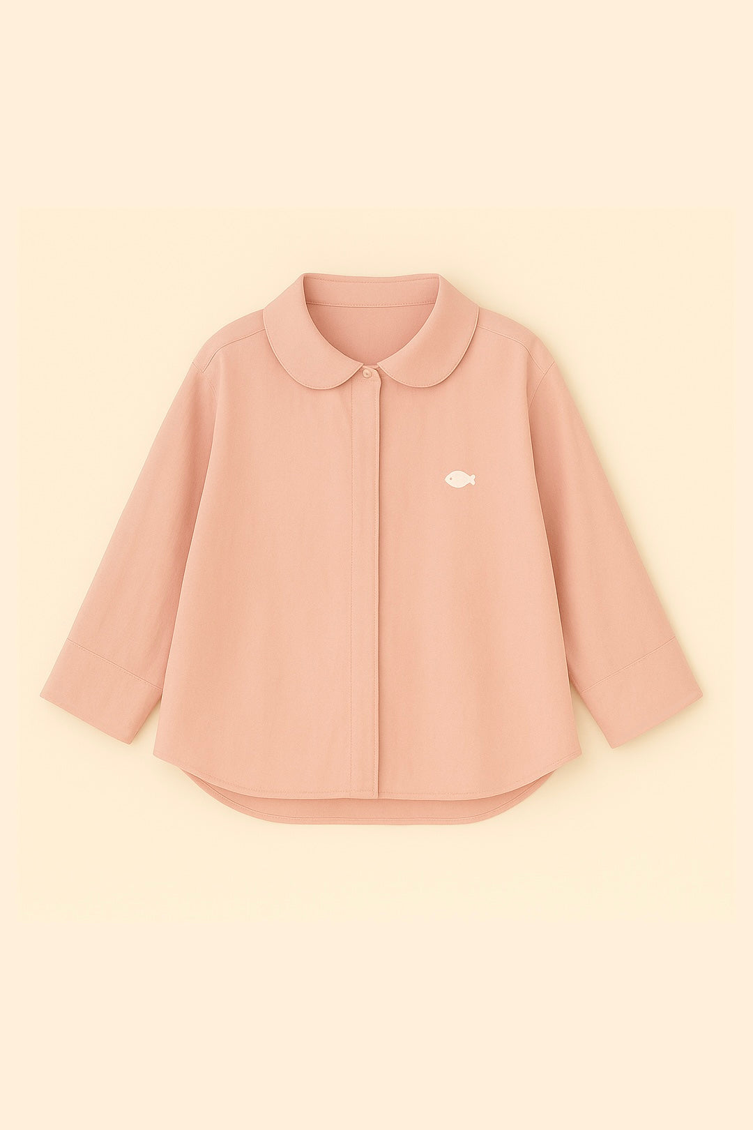 Munge Oversized Shirt in Dusty Pink