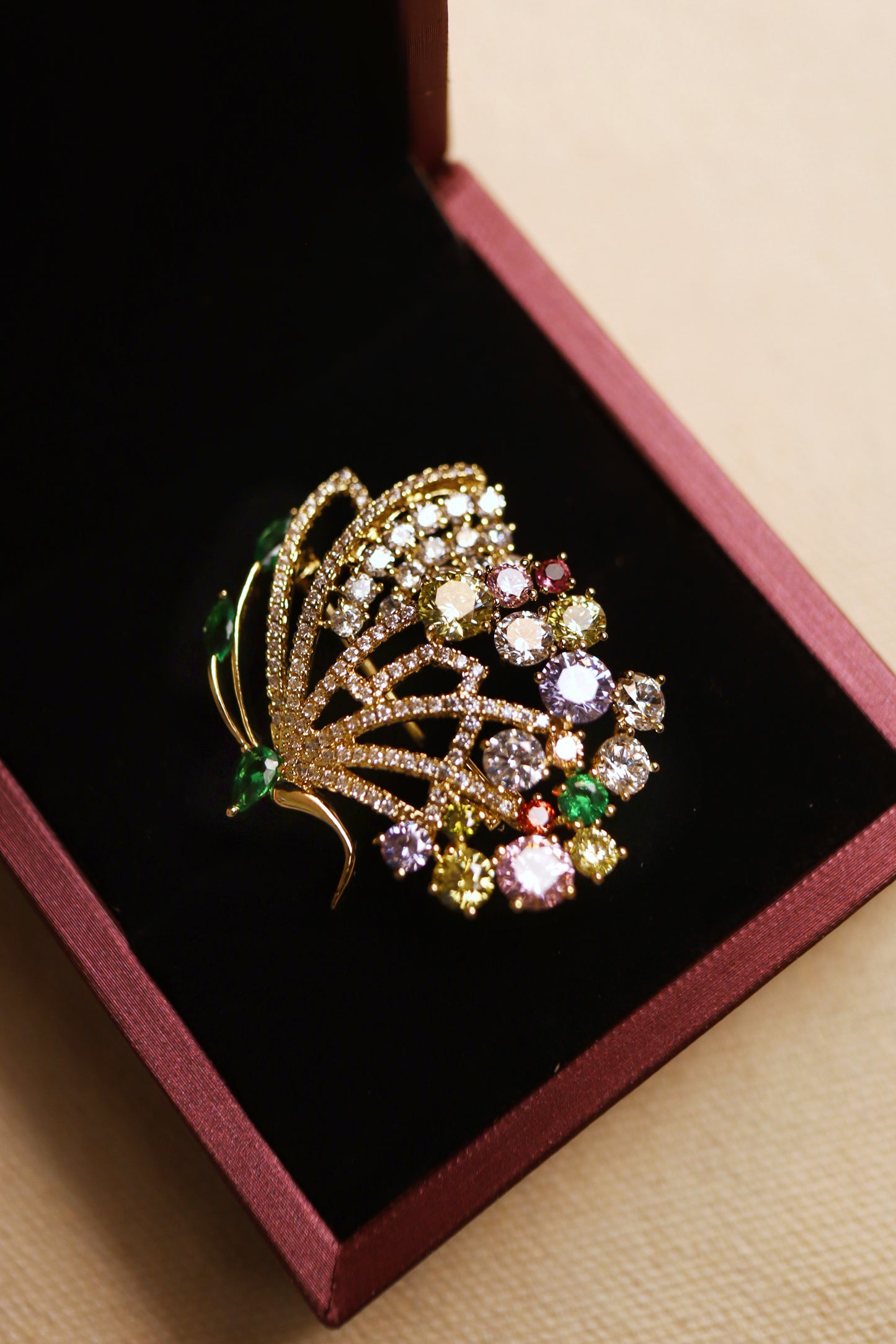 Rama Rama Drama Embellished Brooch