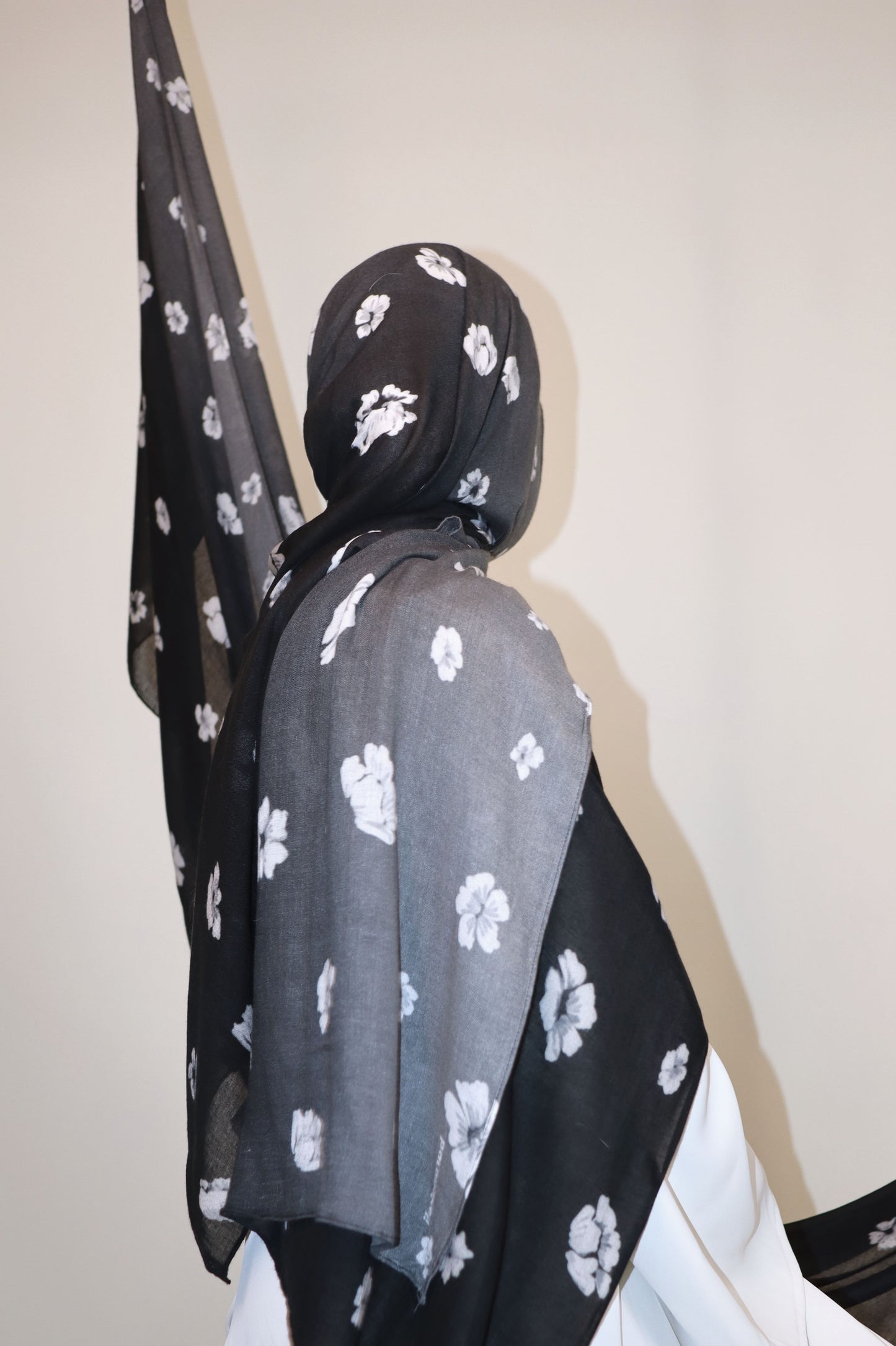 Shadow Mist Munge Modal Shawl