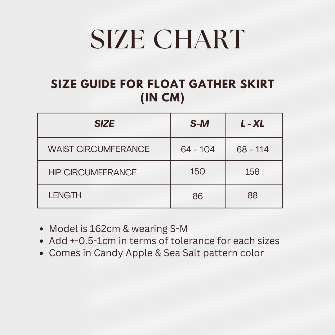 Float Gather Skirt in Sea Salt