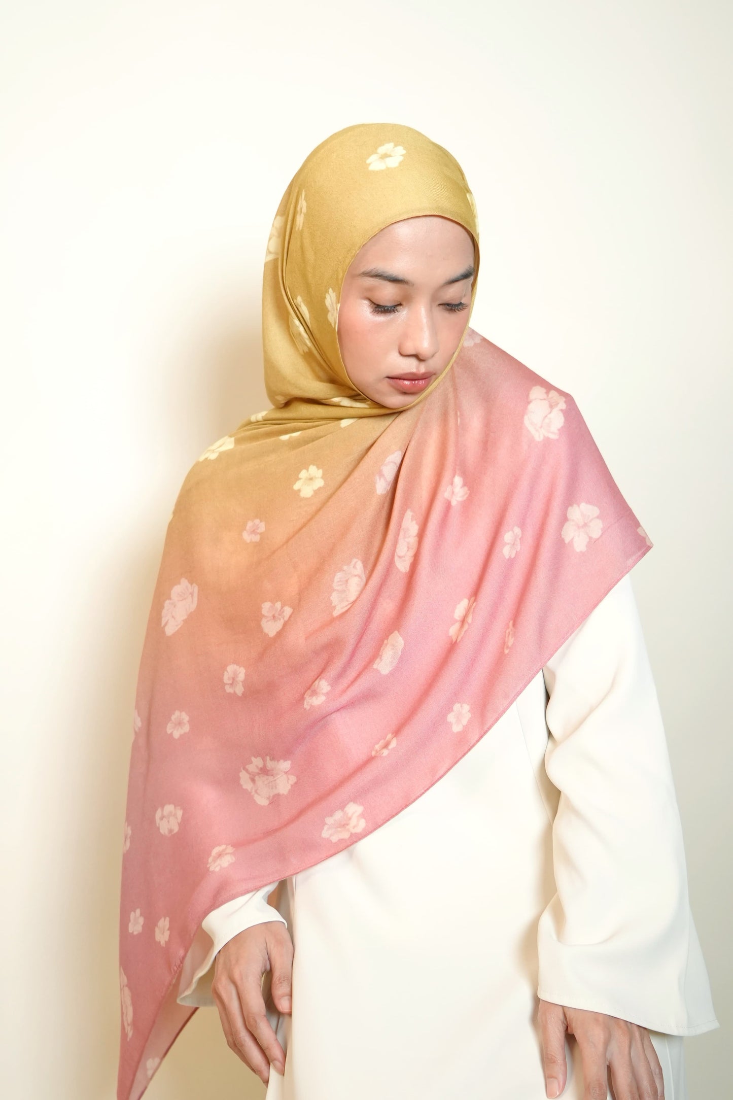 Strawberry Matcha Munge Modal Shawl