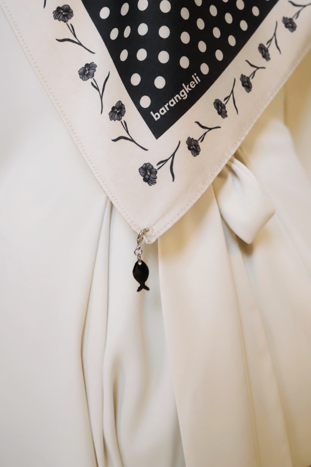Maruhana Sumi Satin Silk Square