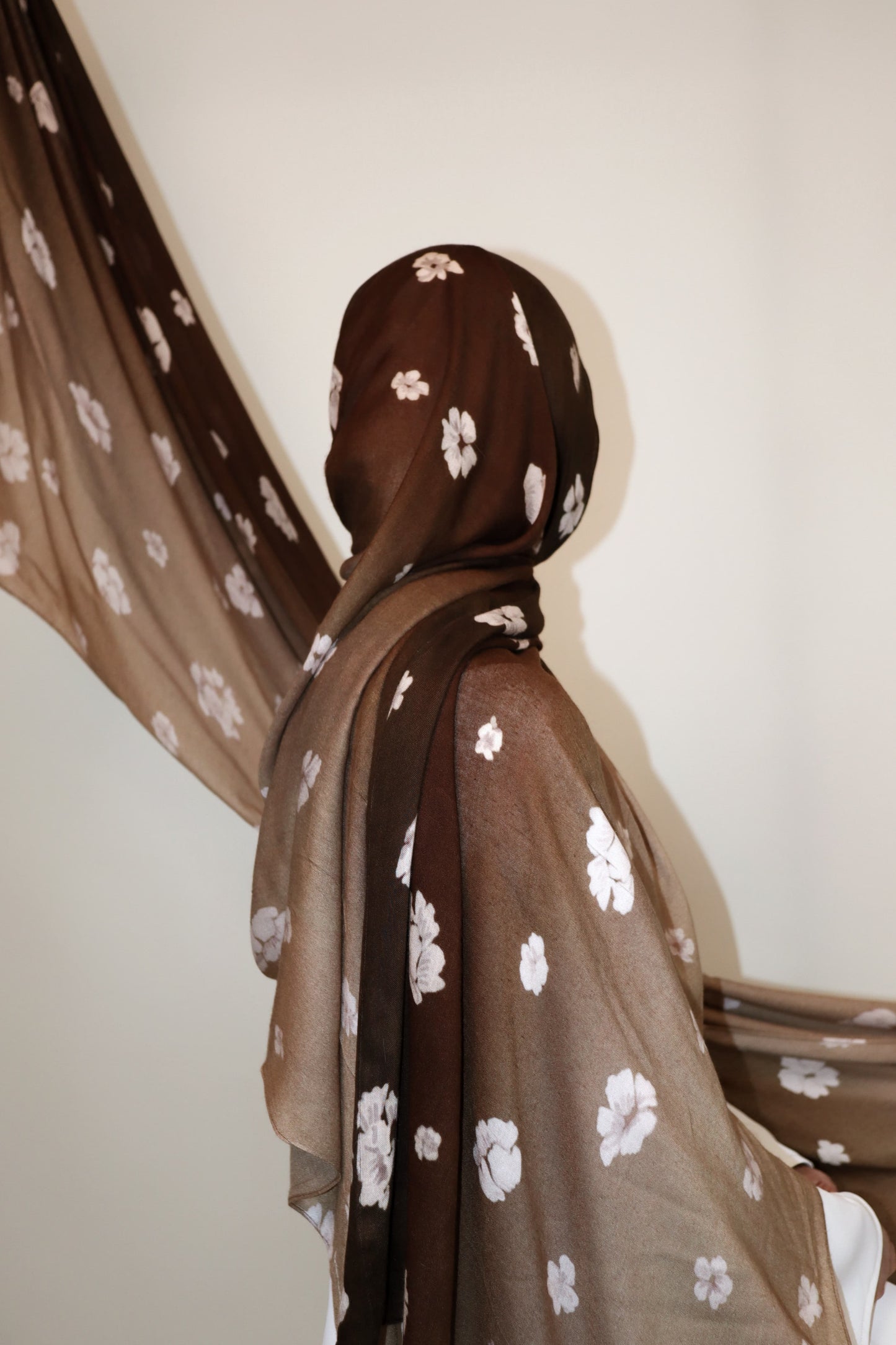 Teddy Brown Munge Modal Shawl