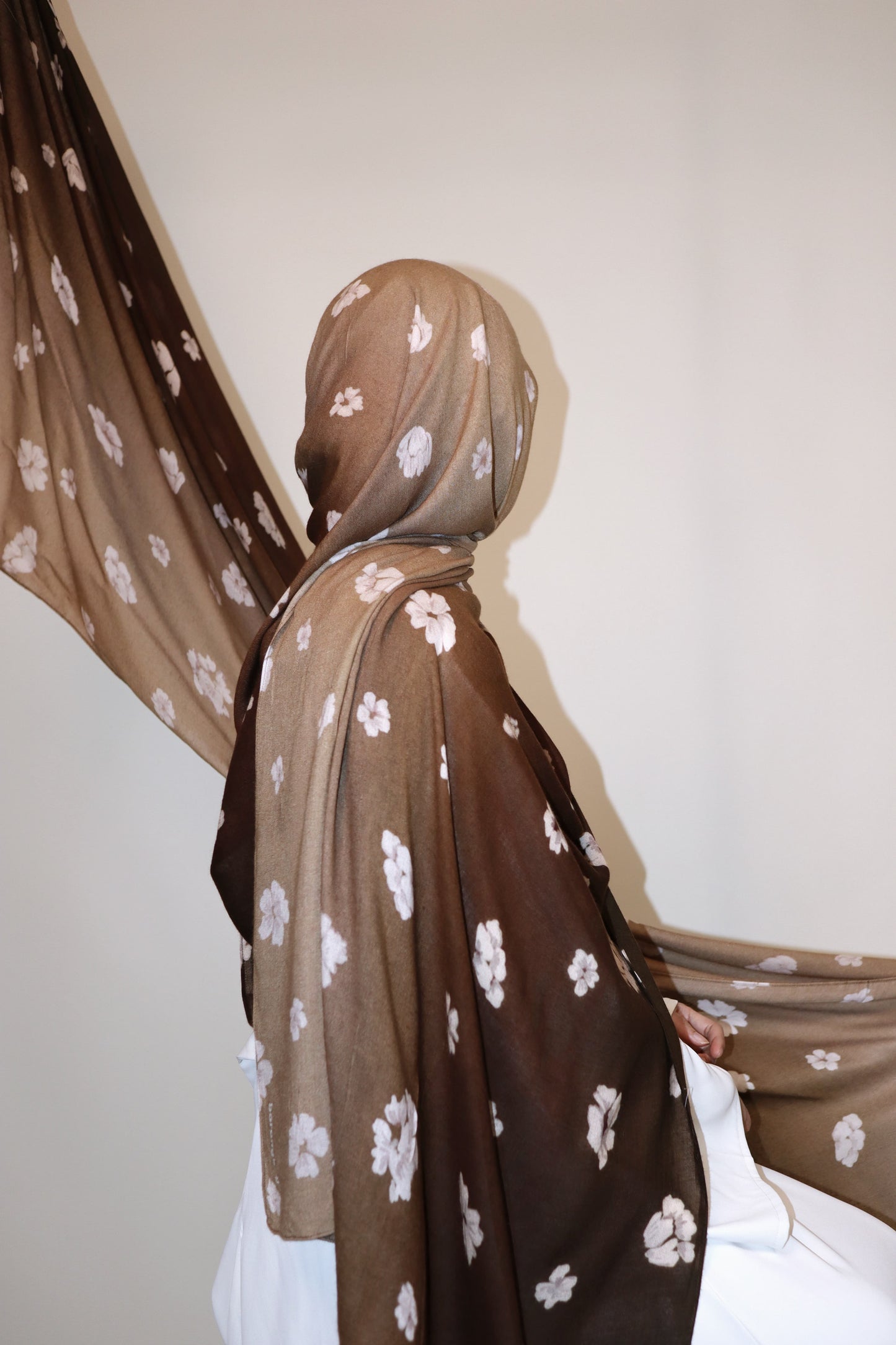 Teddy Brown Munge Modal Shawl