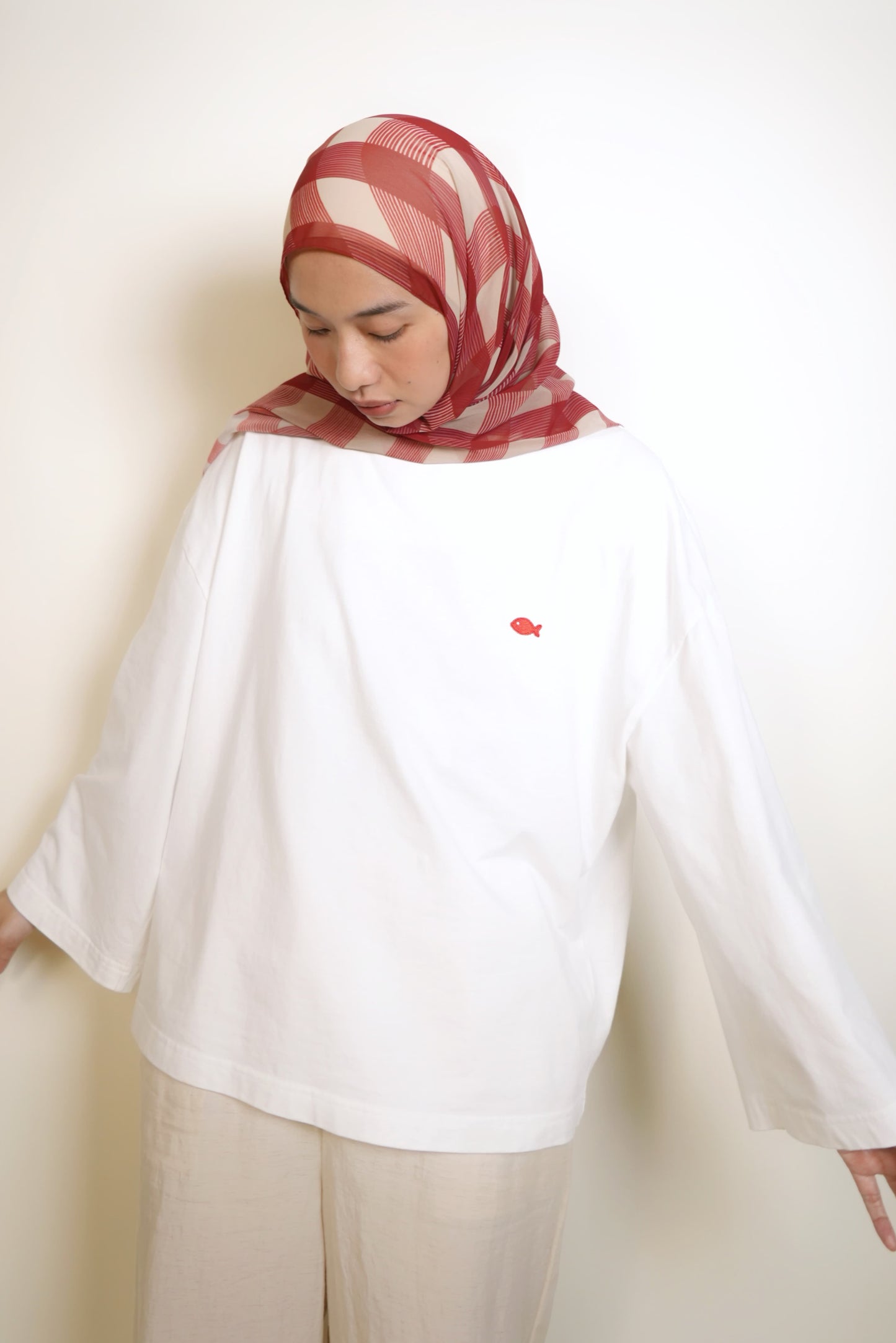 Piknik Oversized T-Shirt in White