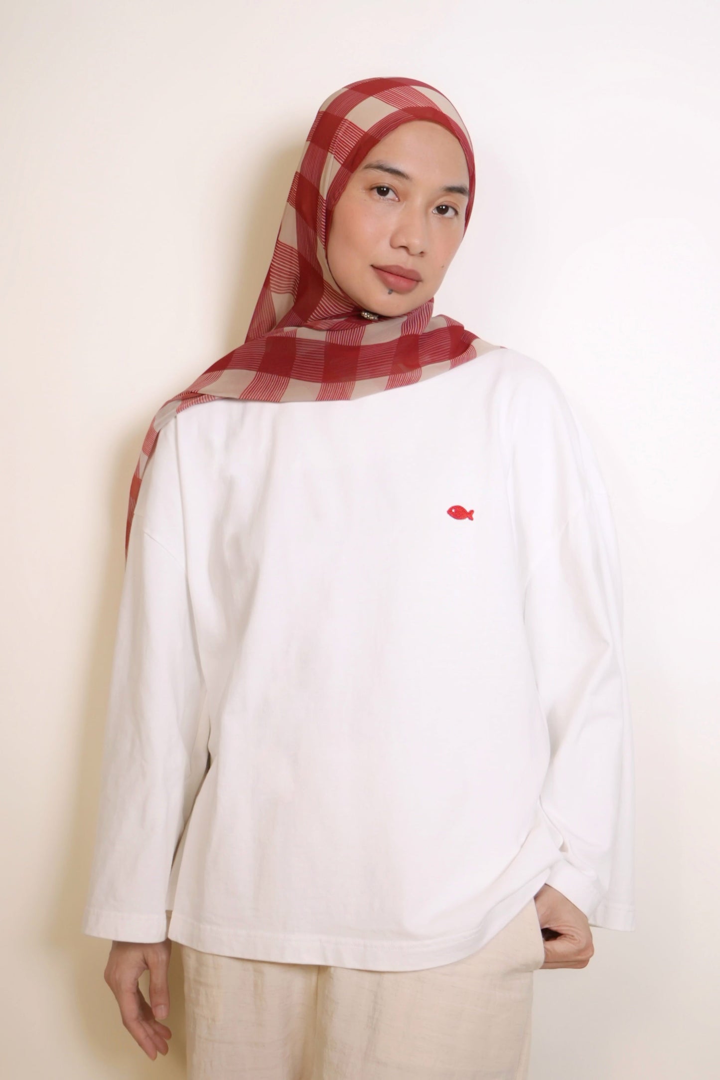 Piknik Oversized T-Shirt in White