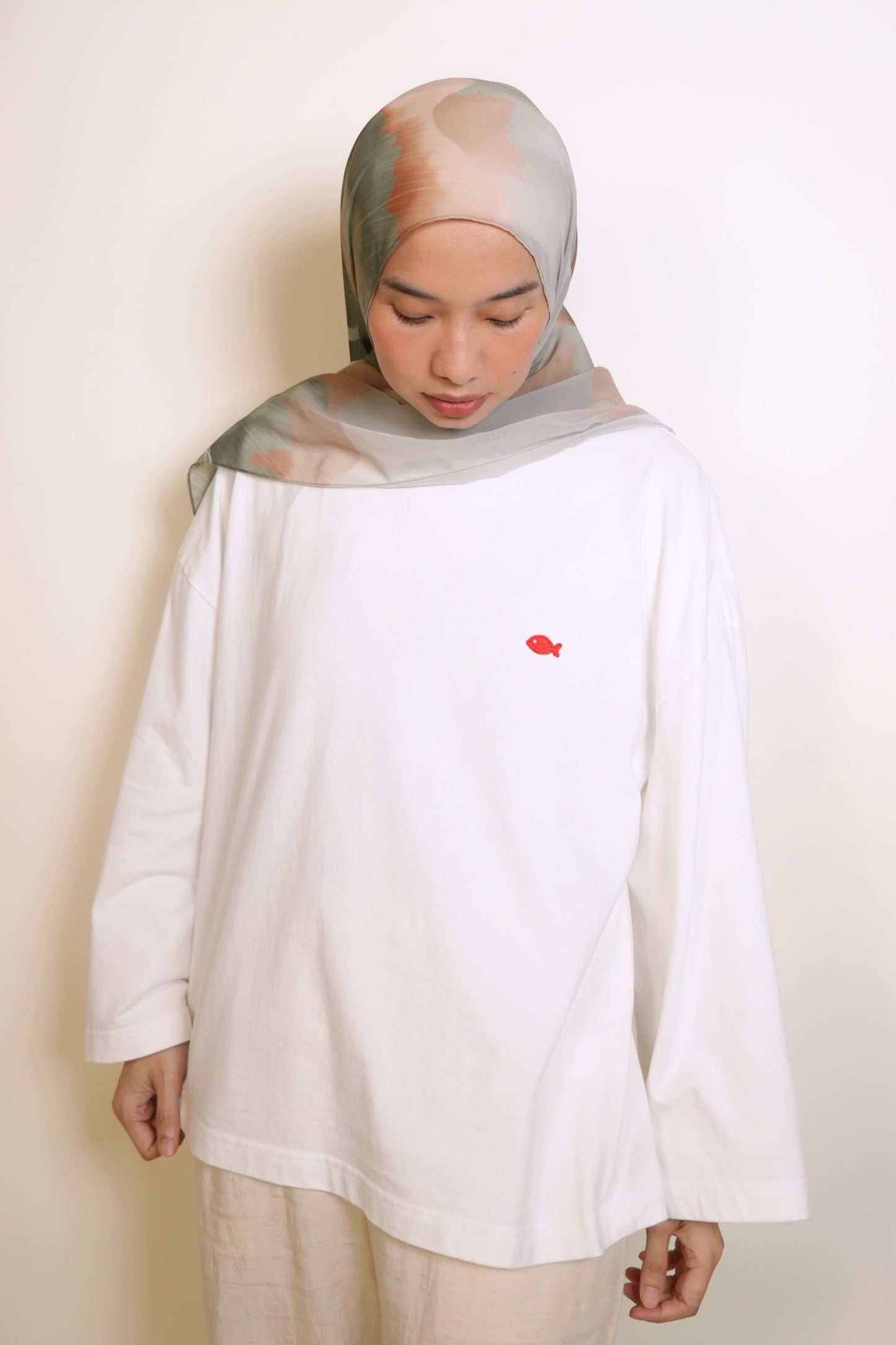Piknik Oversized T-Shirt in White