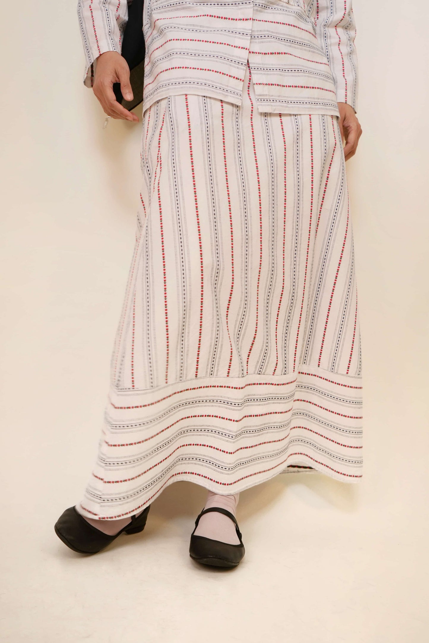 Mosaic Skirt in Apple Soda
