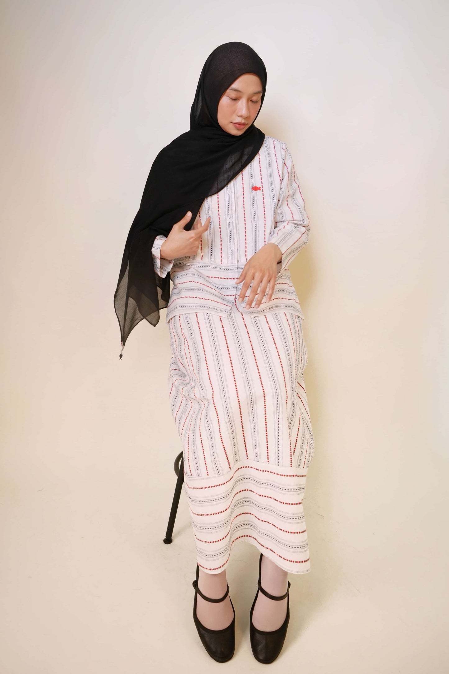 Mosaic Skirt in Apple Soda