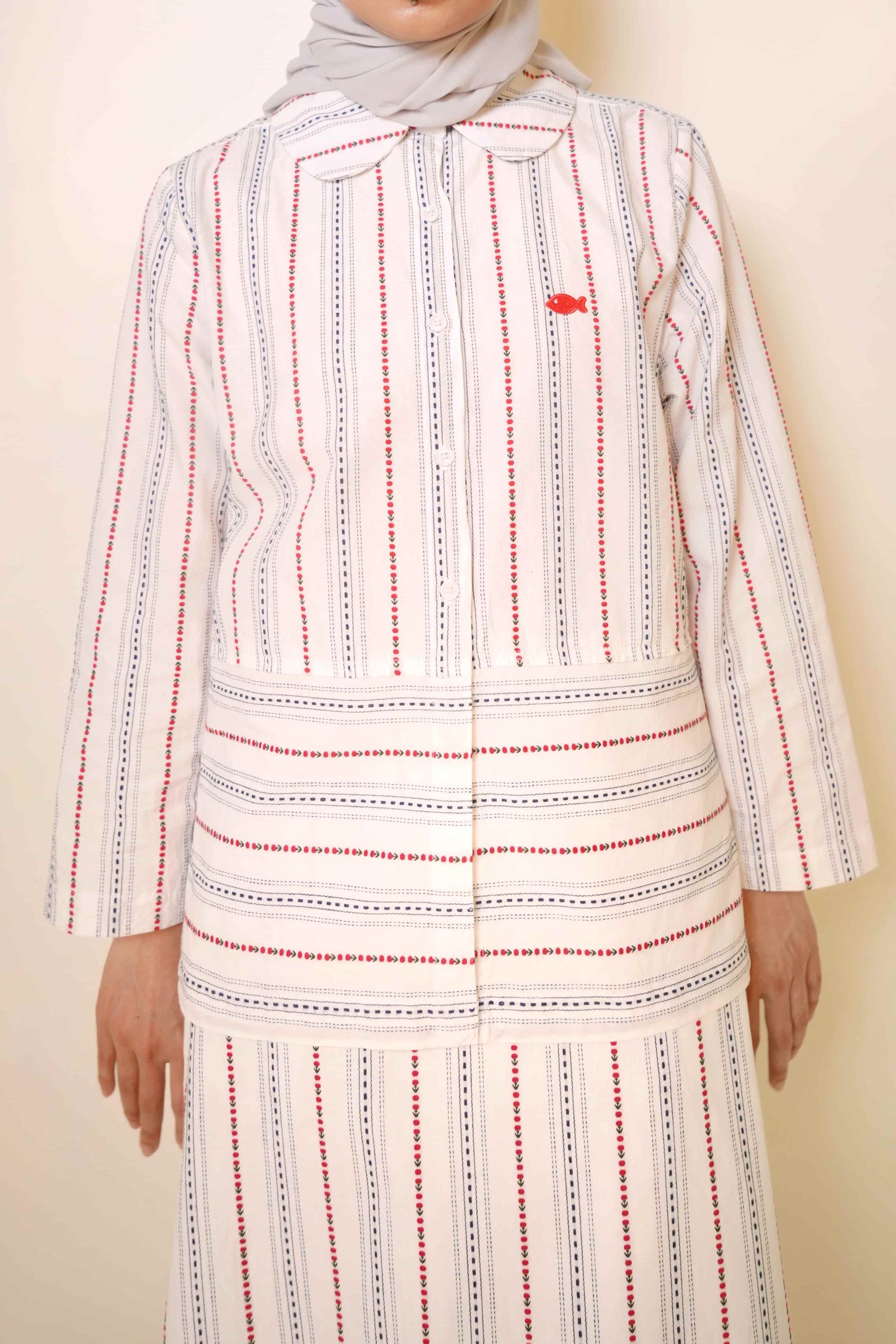 Mosaic Shirt in Apple Soda
