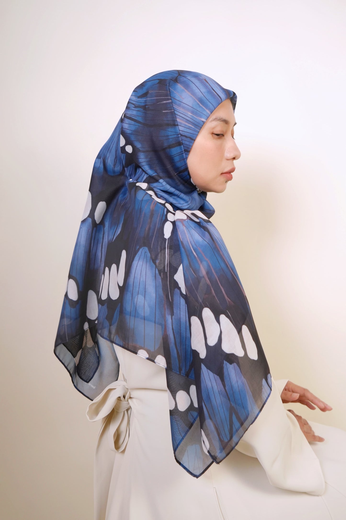 Aqua Yara Square Scarf