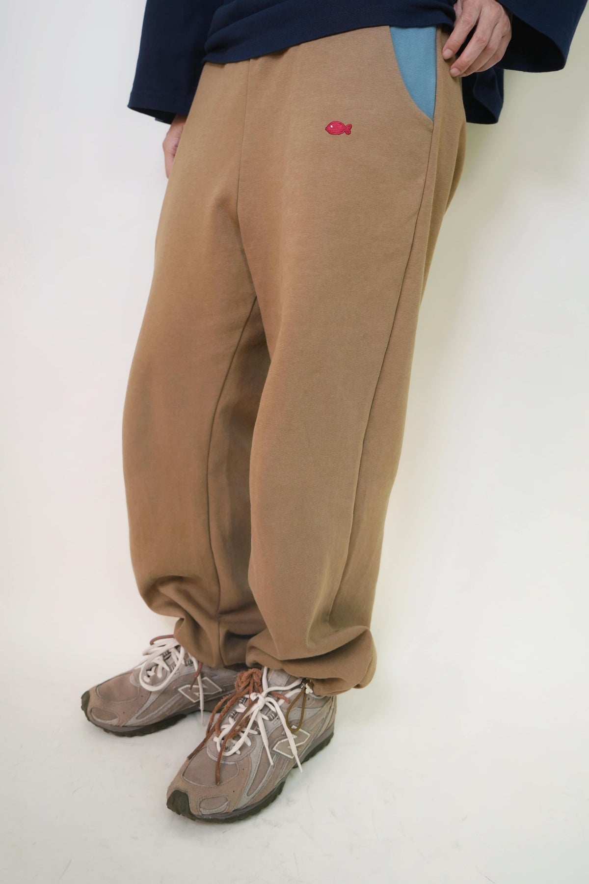 Baggy Pants in Tan Fuji