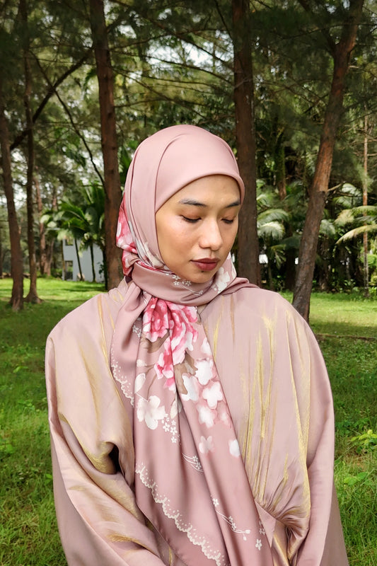 Bangkit Roselle Square Scarf