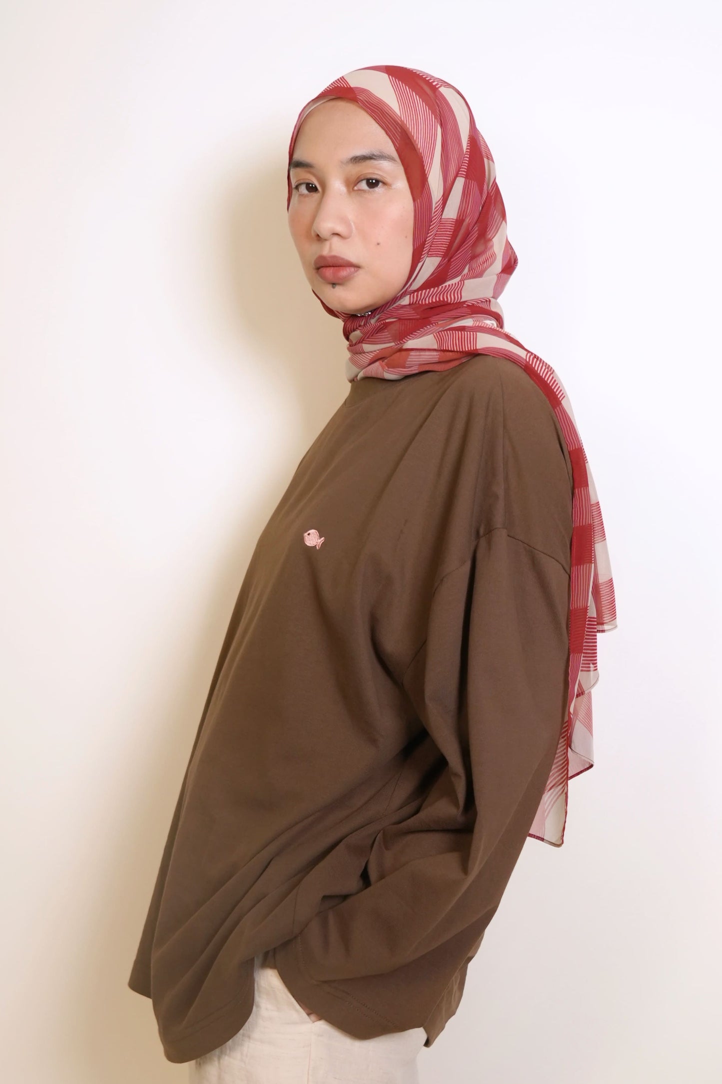 Piknik Oversized T-Shirt in Brownie