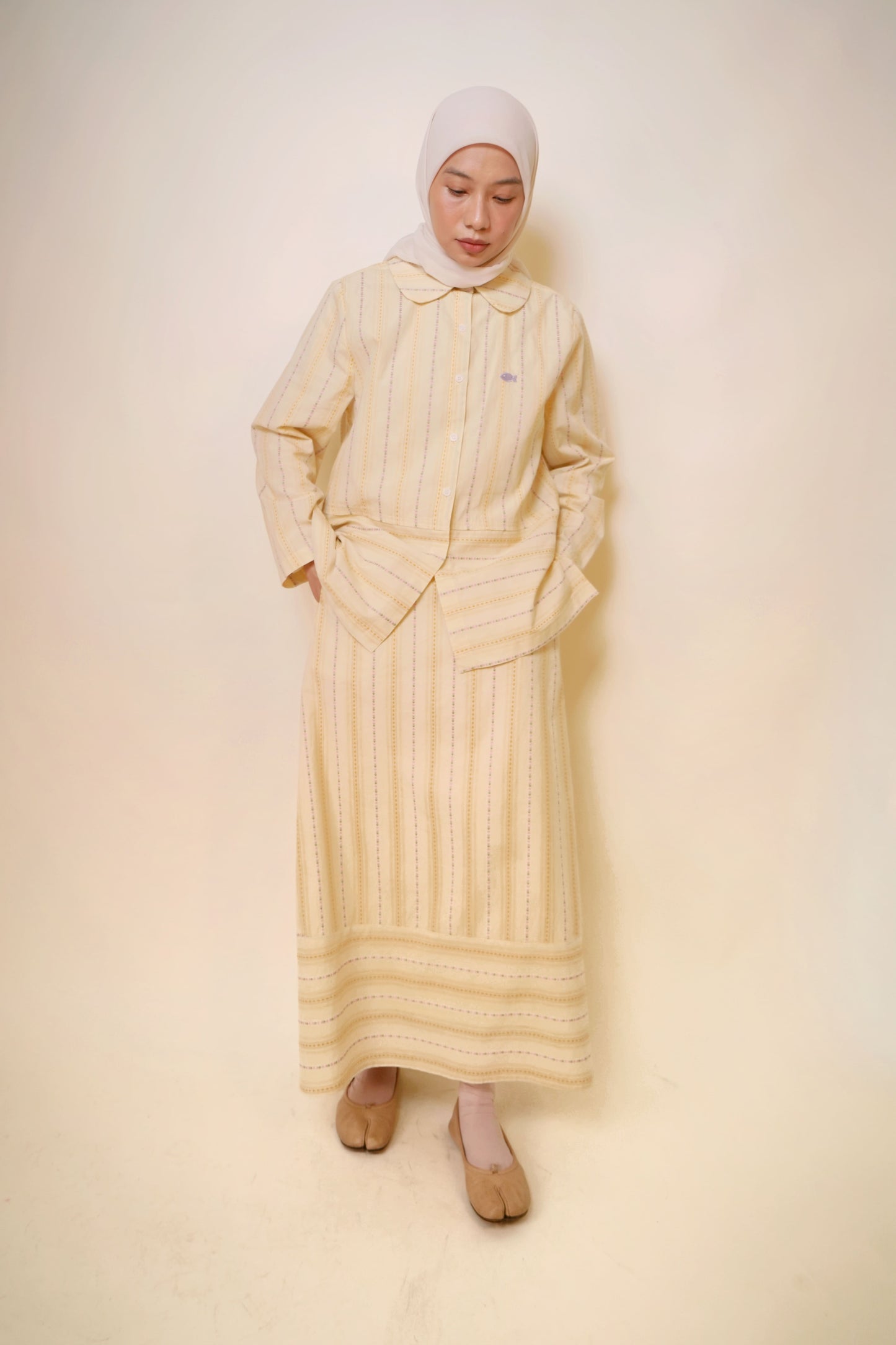 Mosaic Skirt in Whipped Butter