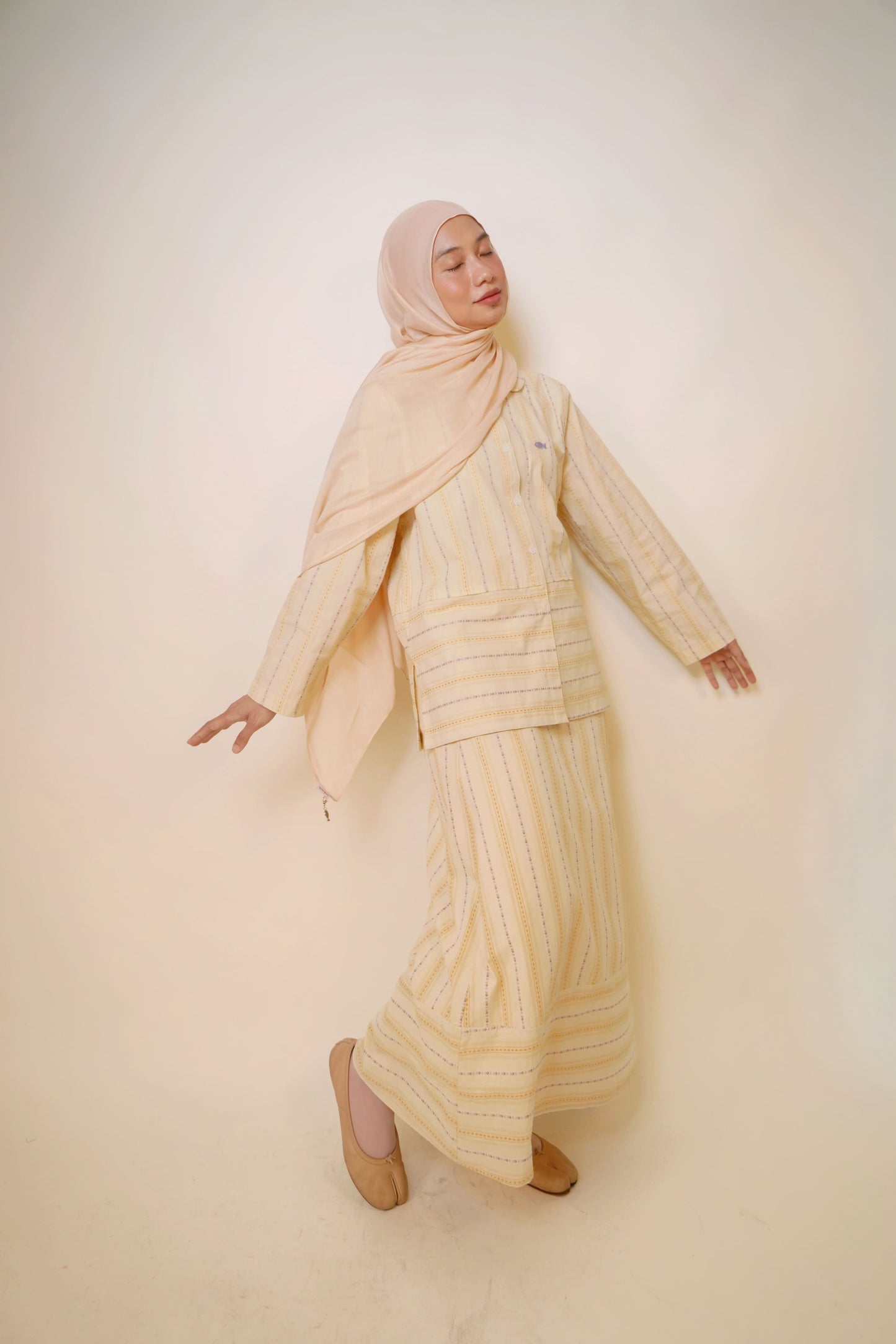 Mosaic Skirt in Whipped Butter