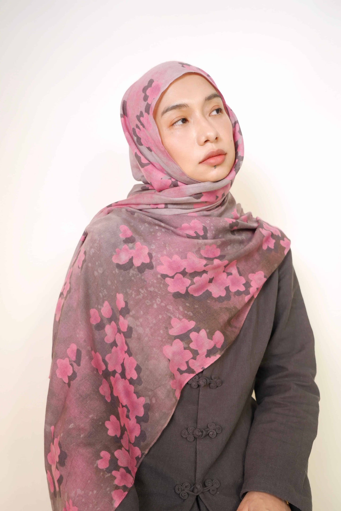 Haizakura Ombre Modal Shawl
