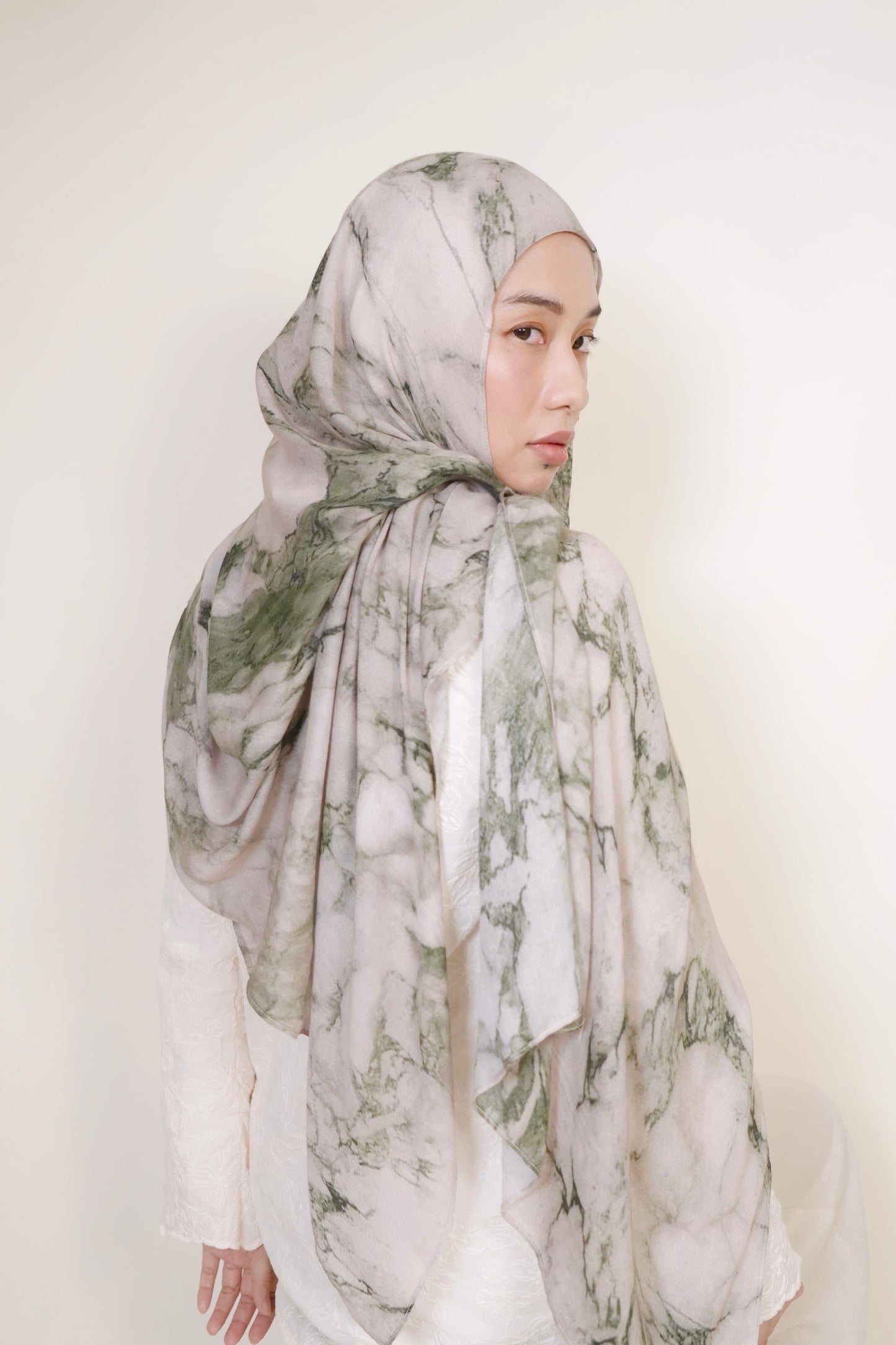Jade Marble Modal Shawl