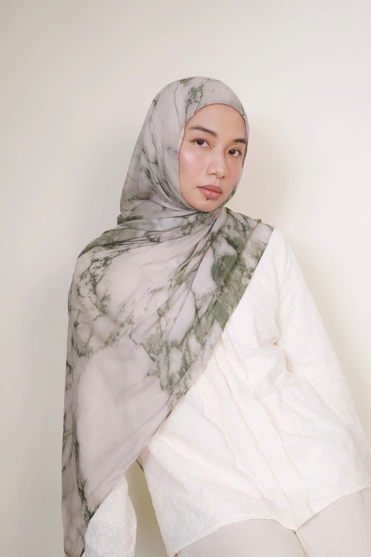 Jade Marble Modal Shawl