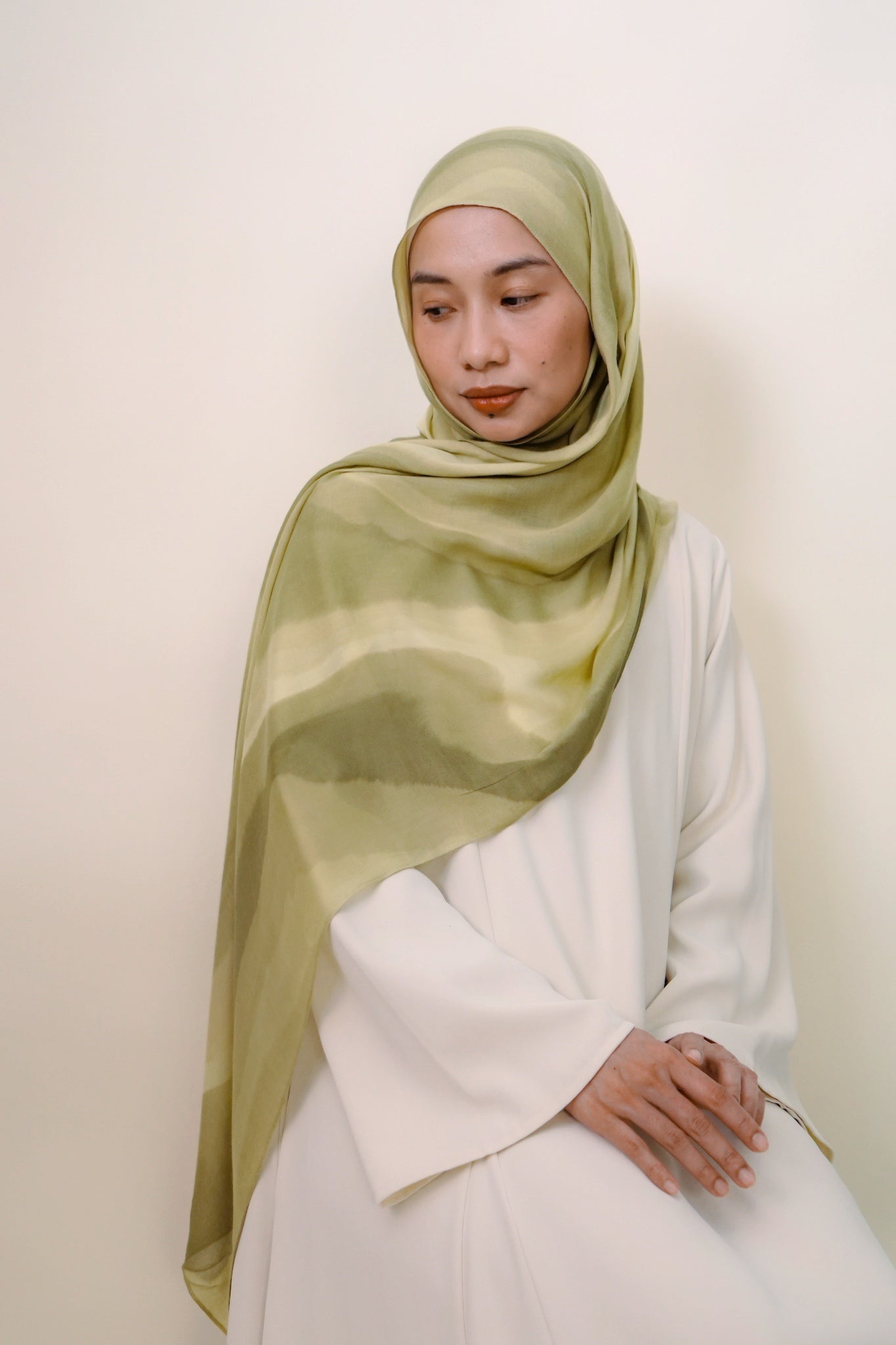 Matcha Spill Modal Shawl
