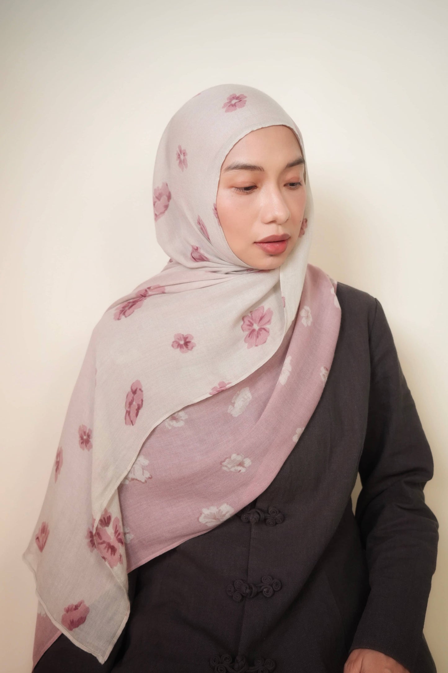 Milk Blush Ombre Modal Shawl