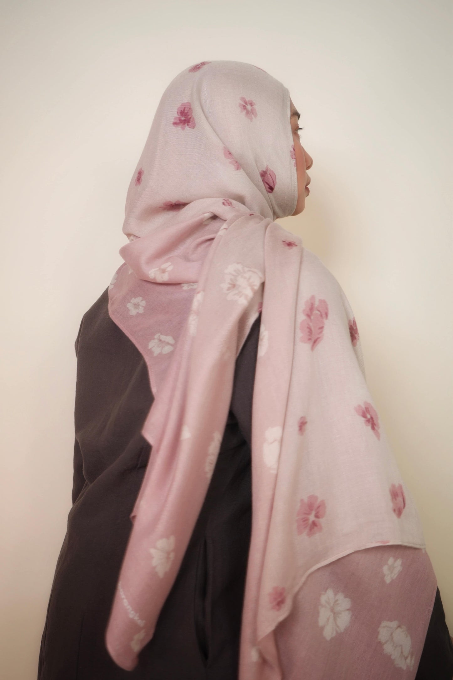 Milk Blush Ombre Modal Shawl