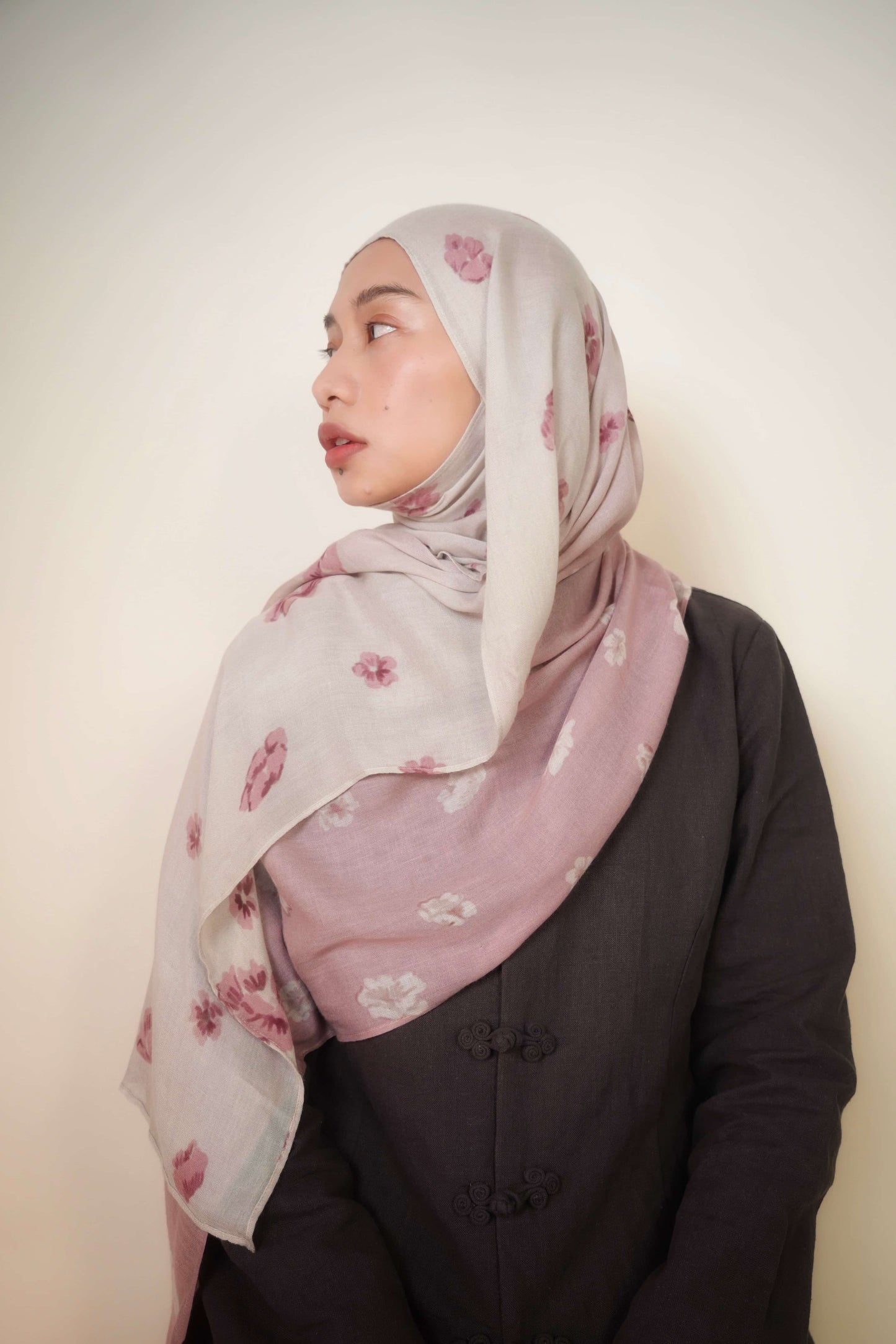 Milk Blush Ombre Modal Shawl
