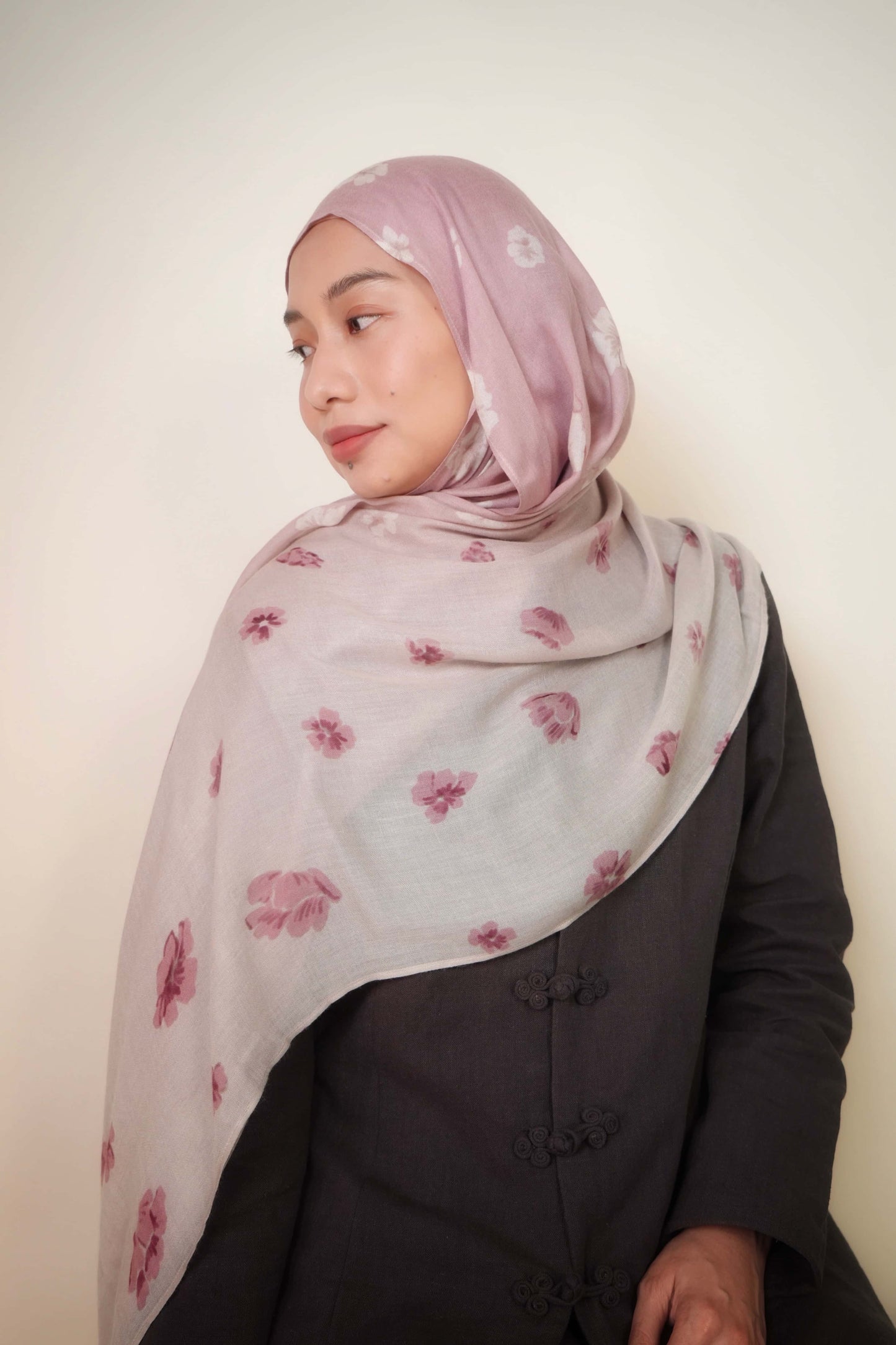 Milk Blush Ombre Modal Shawl