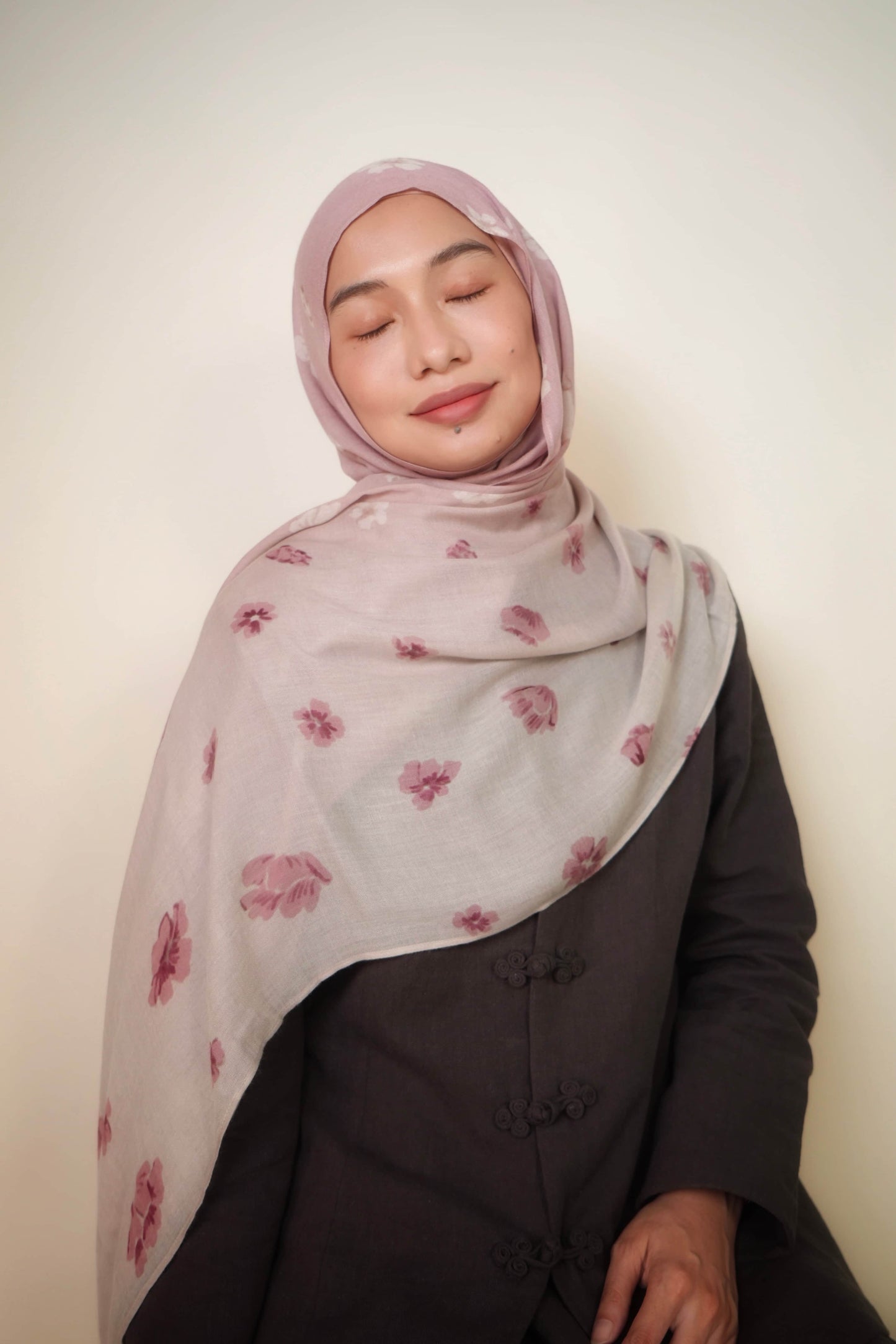 Milk Blush Ombre Modal Shawl