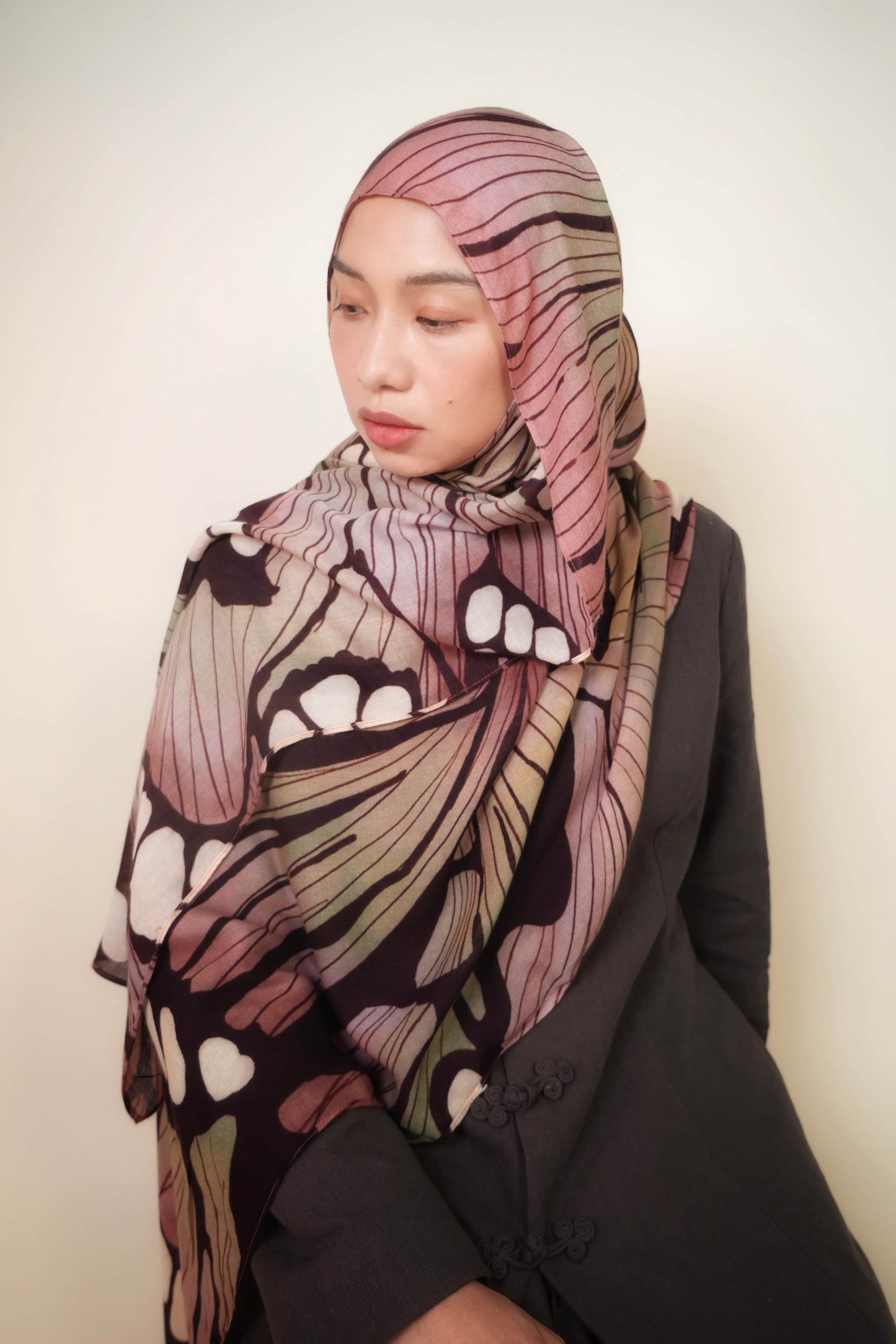 Mermaid Glaze Yara Modal Shawl