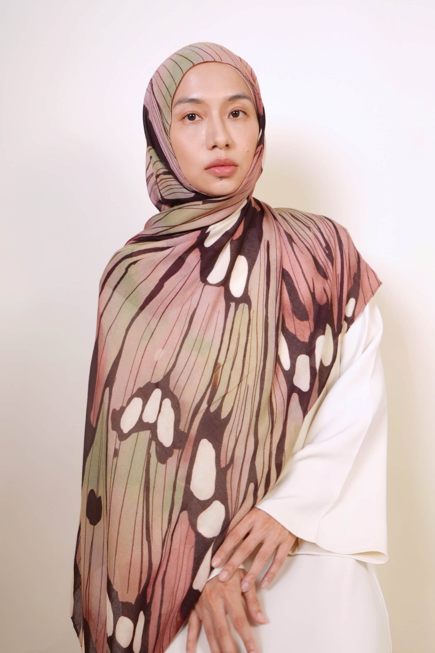 Mermaid Glaze Yara Modal Shawl