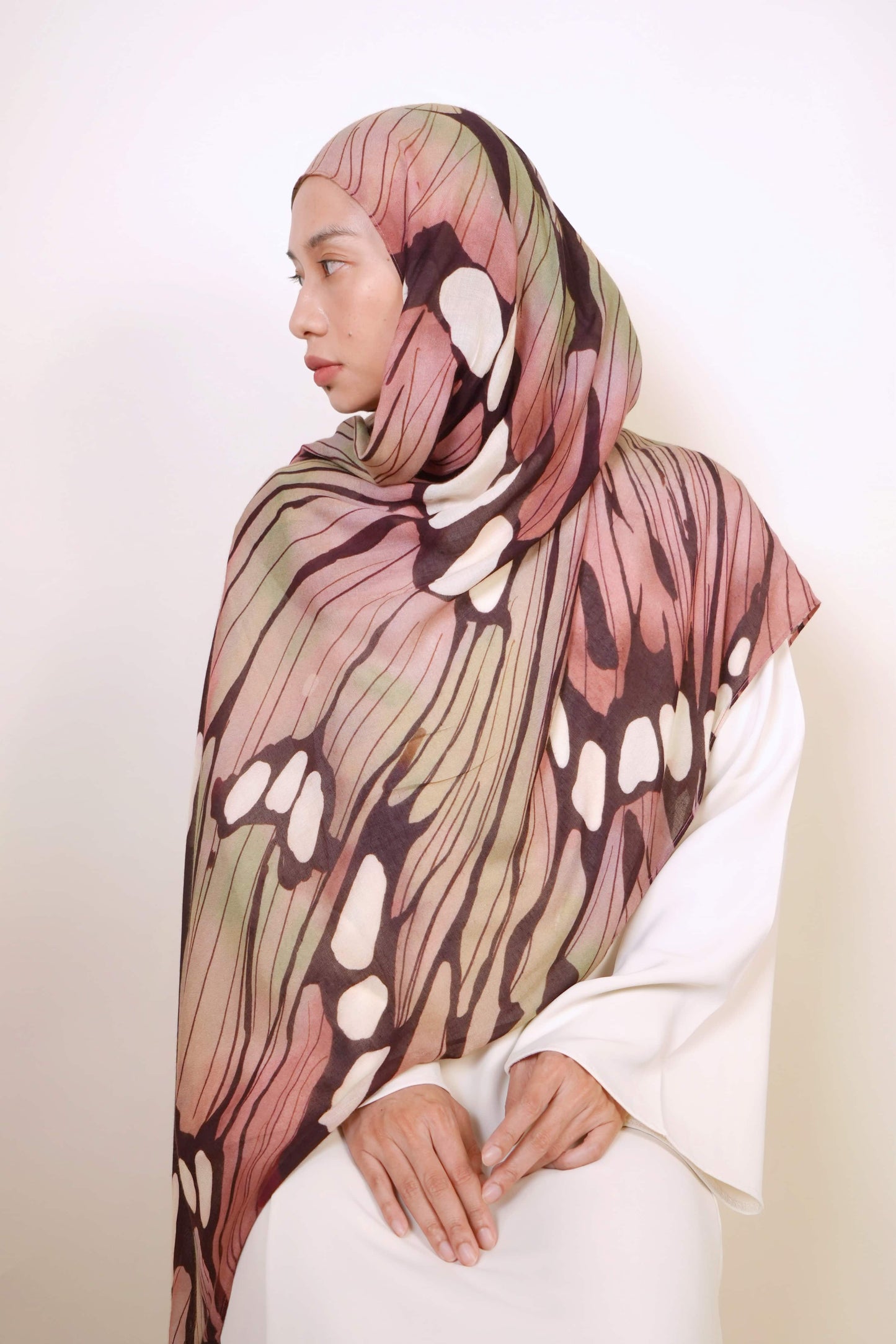 Mermaid Glaze Yara Modal Shawl