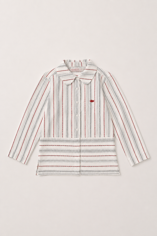 Mosaic Shirt in Apple Soda
