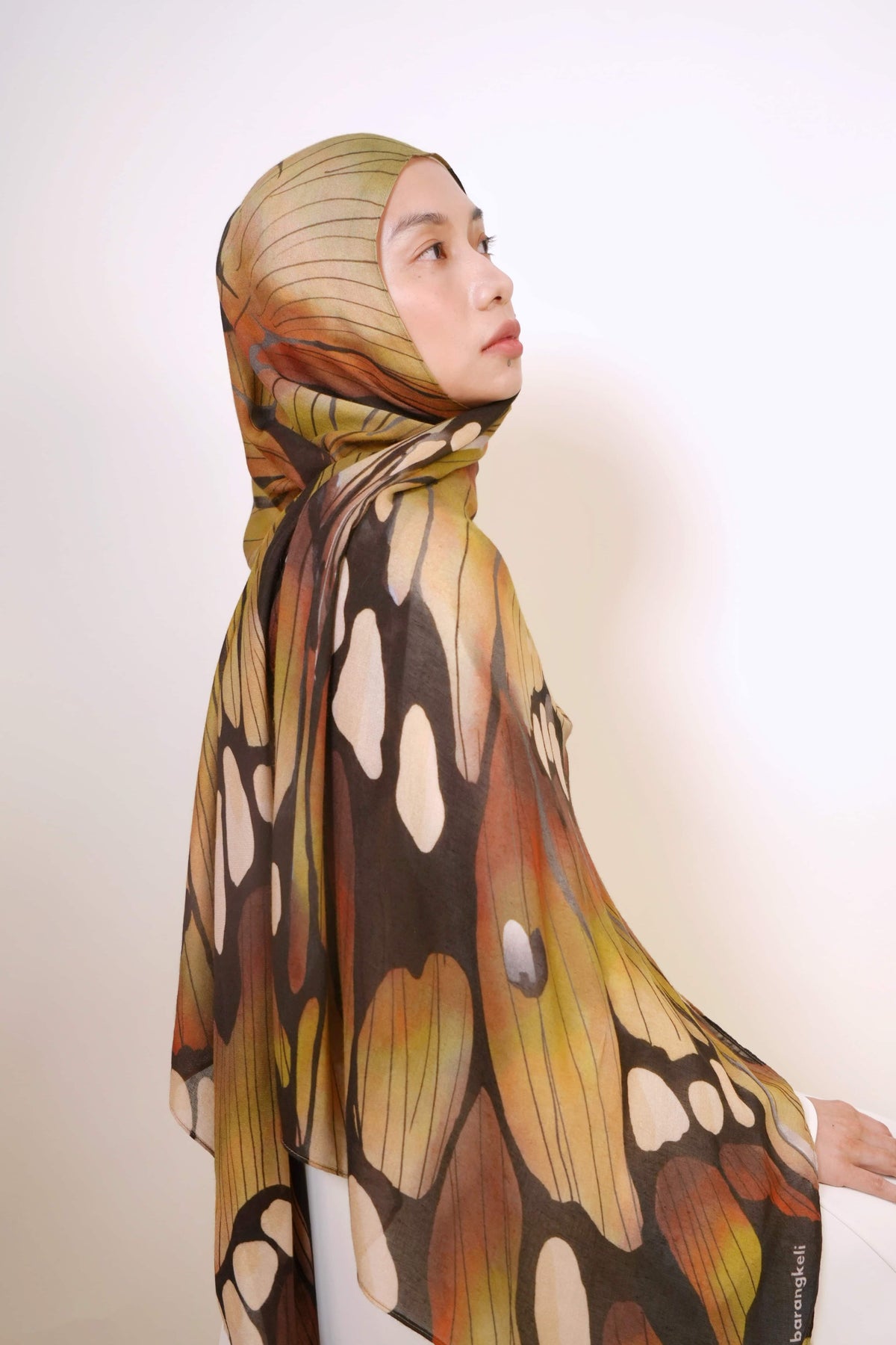 Olive Marmalde Yara Modal Shawl