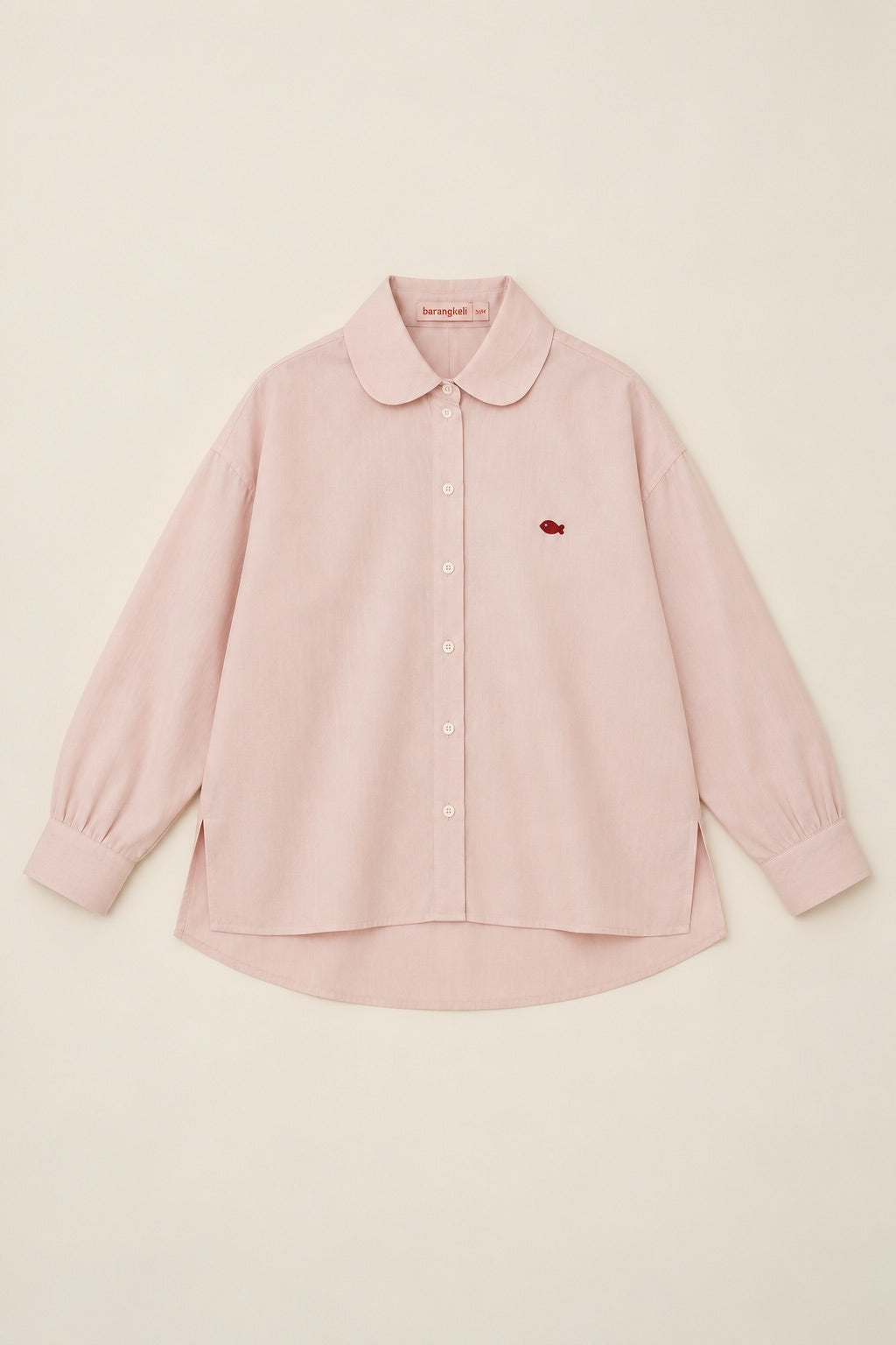 Maruno Oversized Shirt in Sugar Pink
