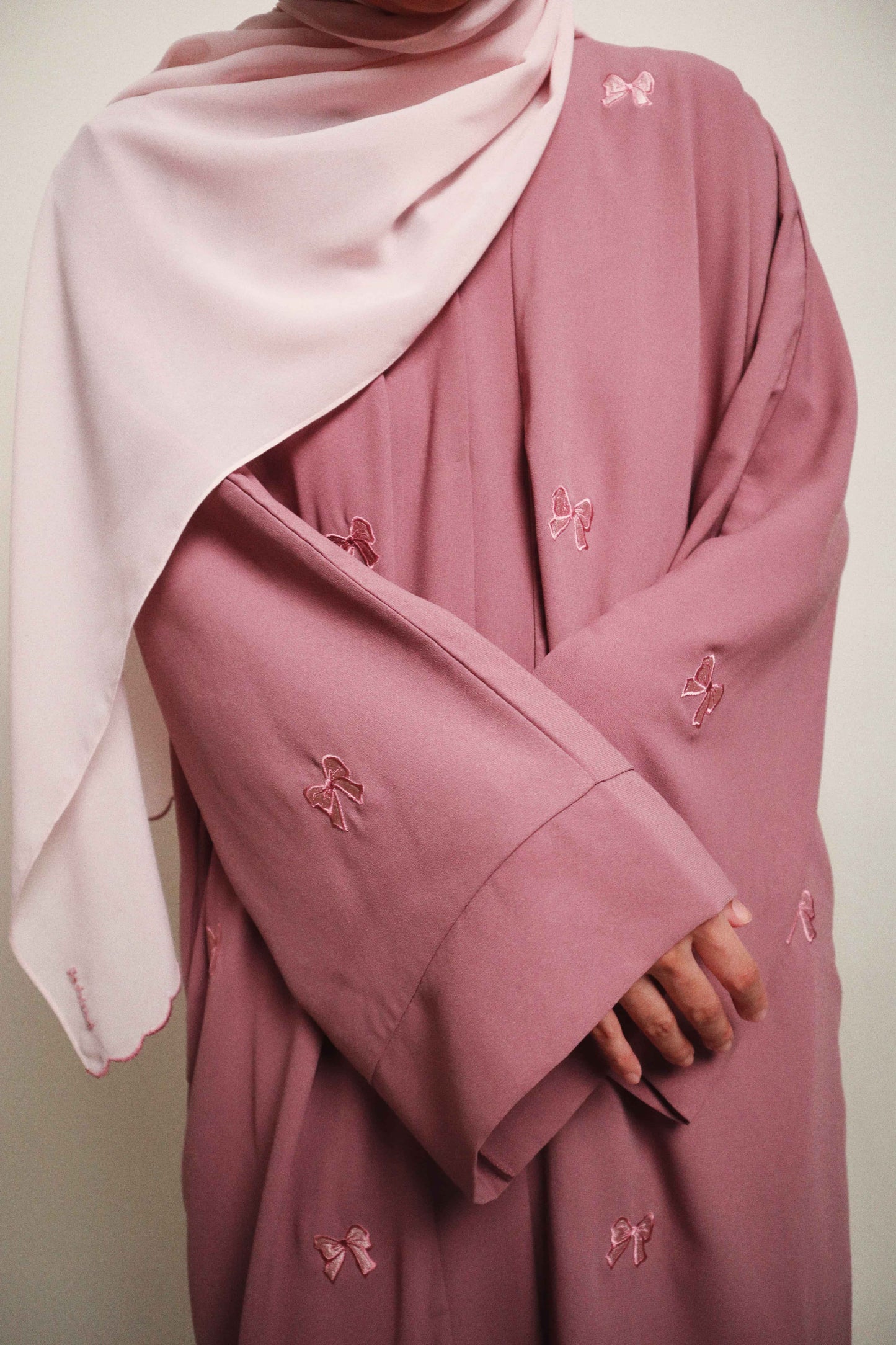 Abaya Reben Set with Shawl in Ballerina