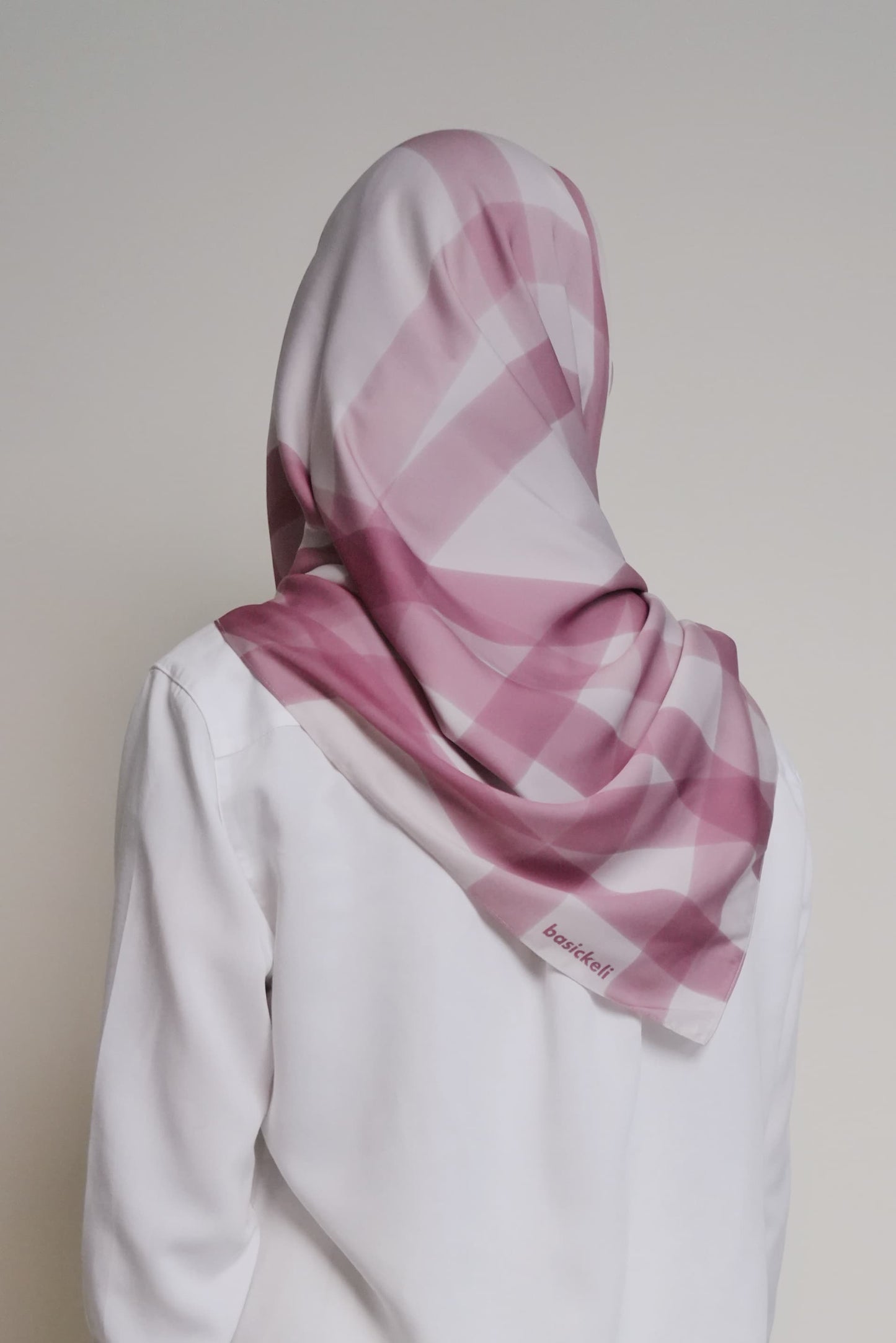 Pink Glow Square Scarf