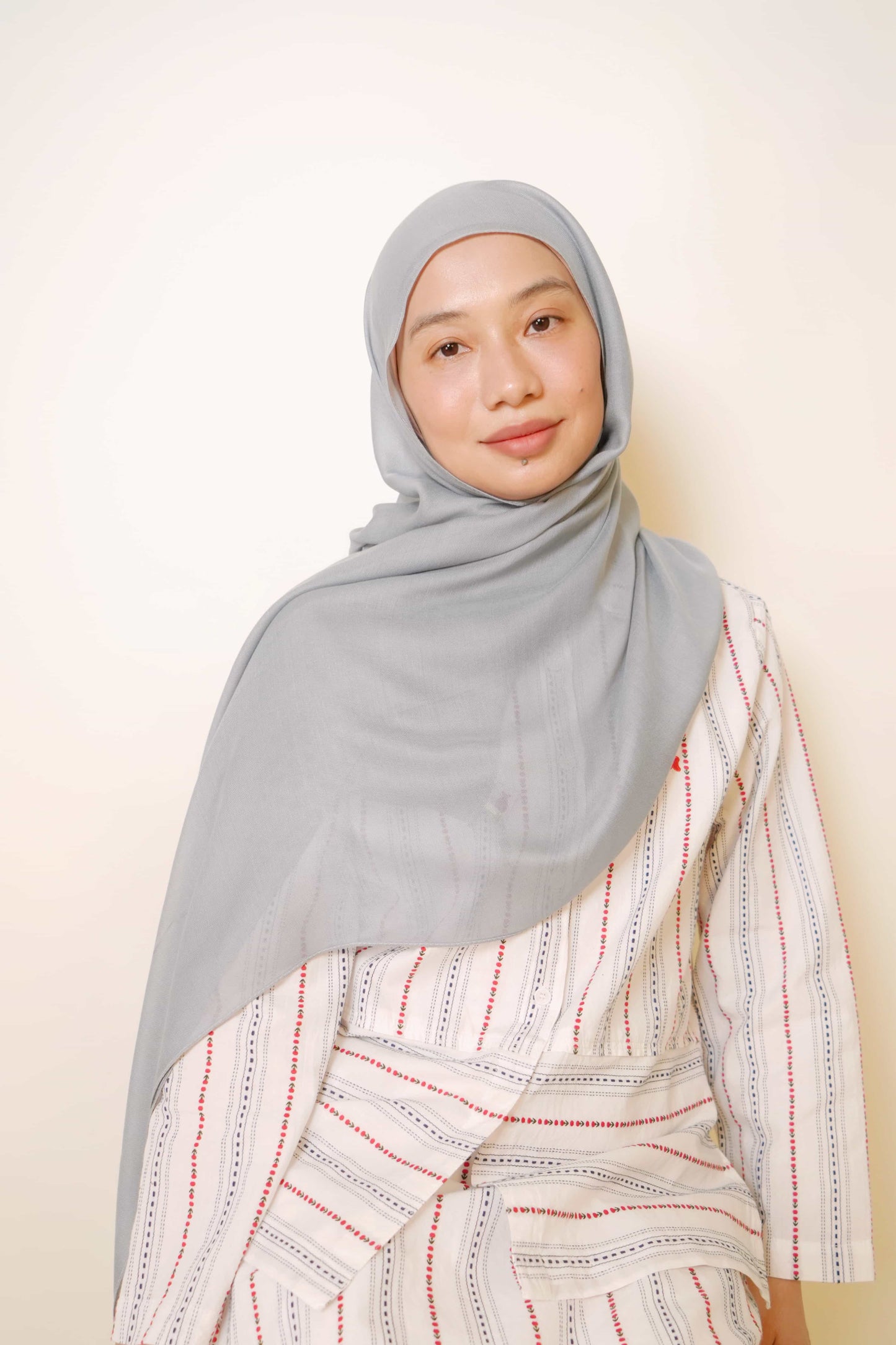 Plain Modal Shawl in Rainwater